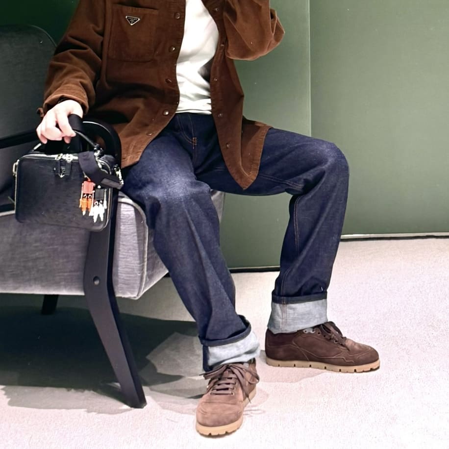 Prada Five-Pocket Denim Jeans - Navy 深藍 - Image 4
