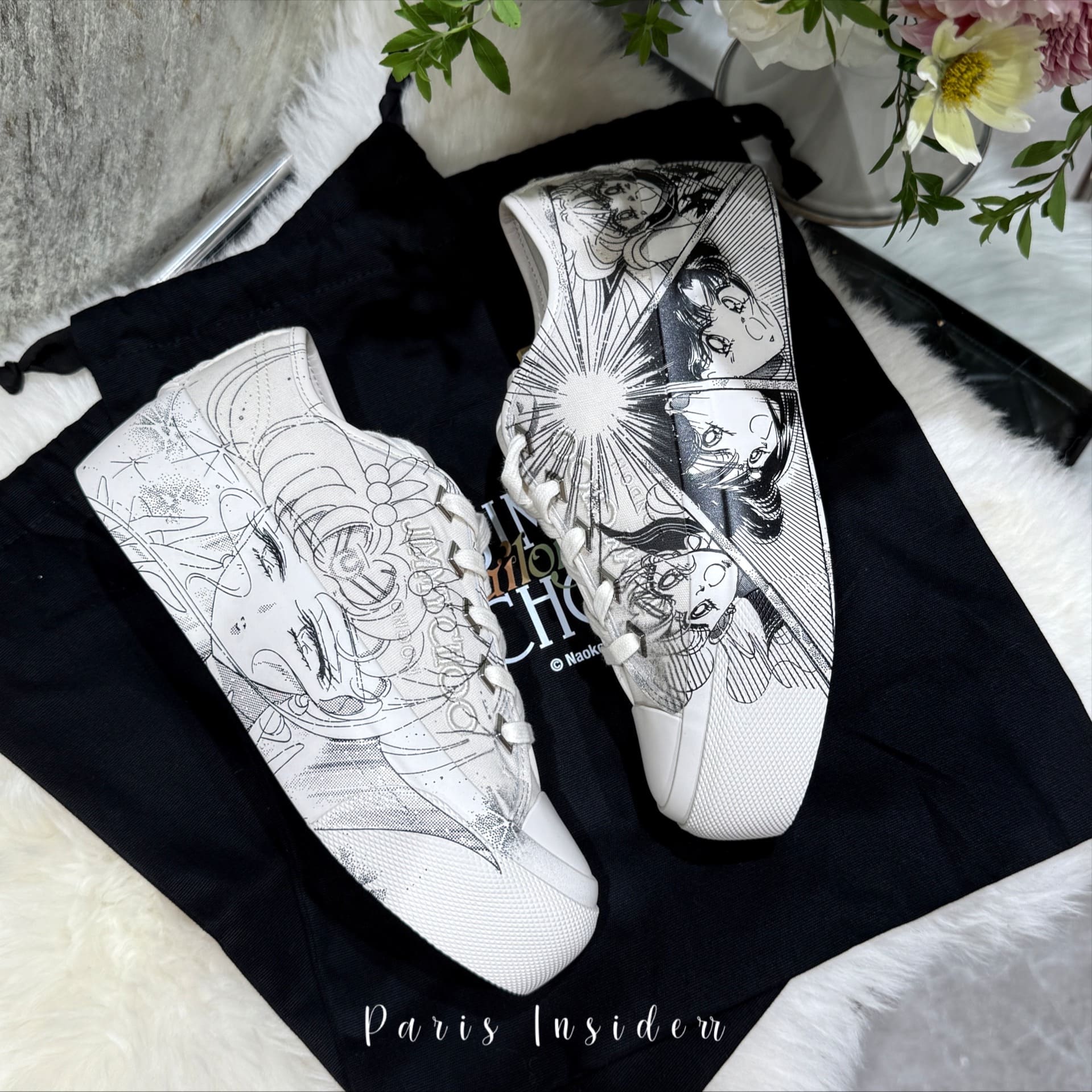 Jimmy Choo x Sailor Guardians Palma Maxi/F Latte With Black
