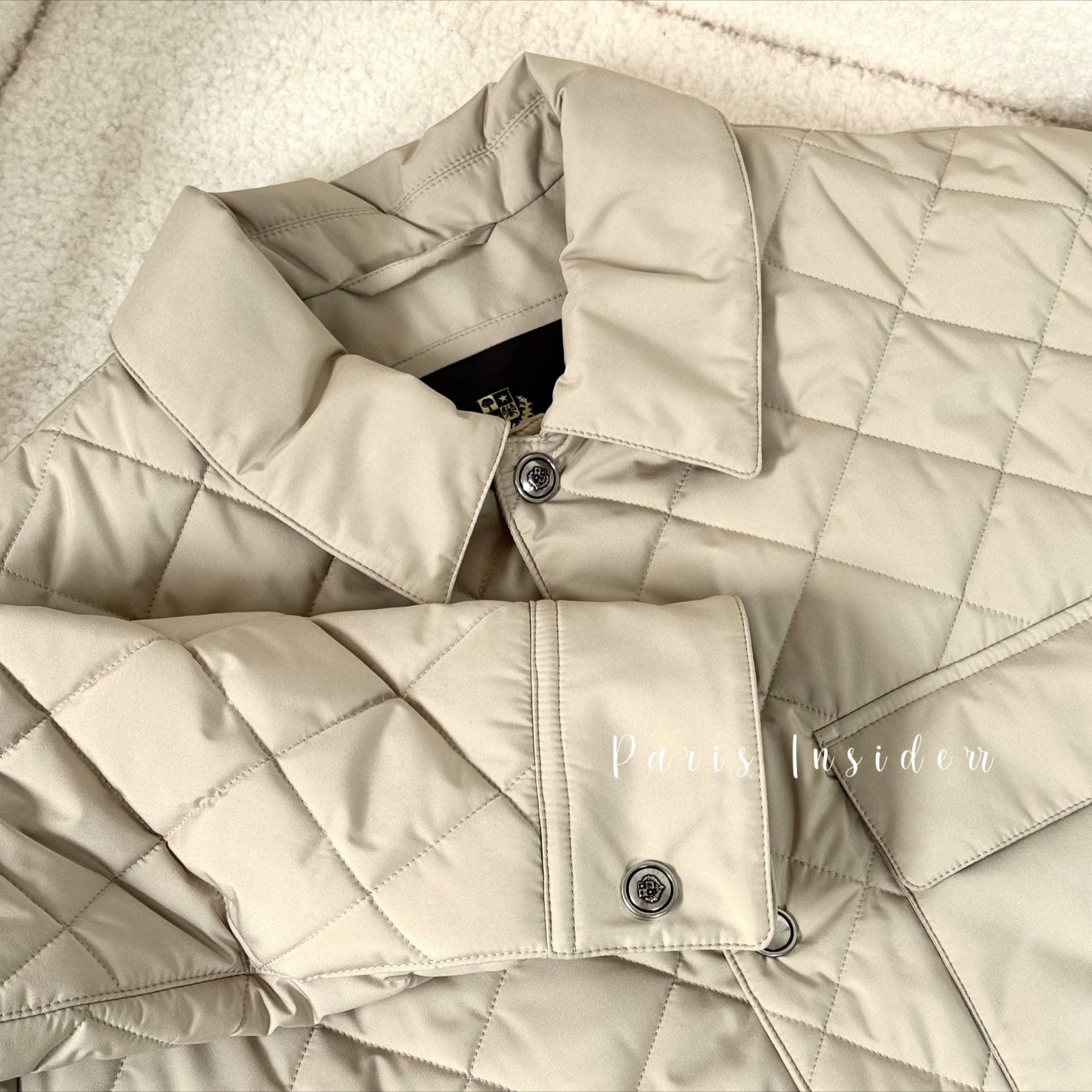 Loro Piana Ampay Quilted Shell Shirt Jacket Sand Sell - Image 2