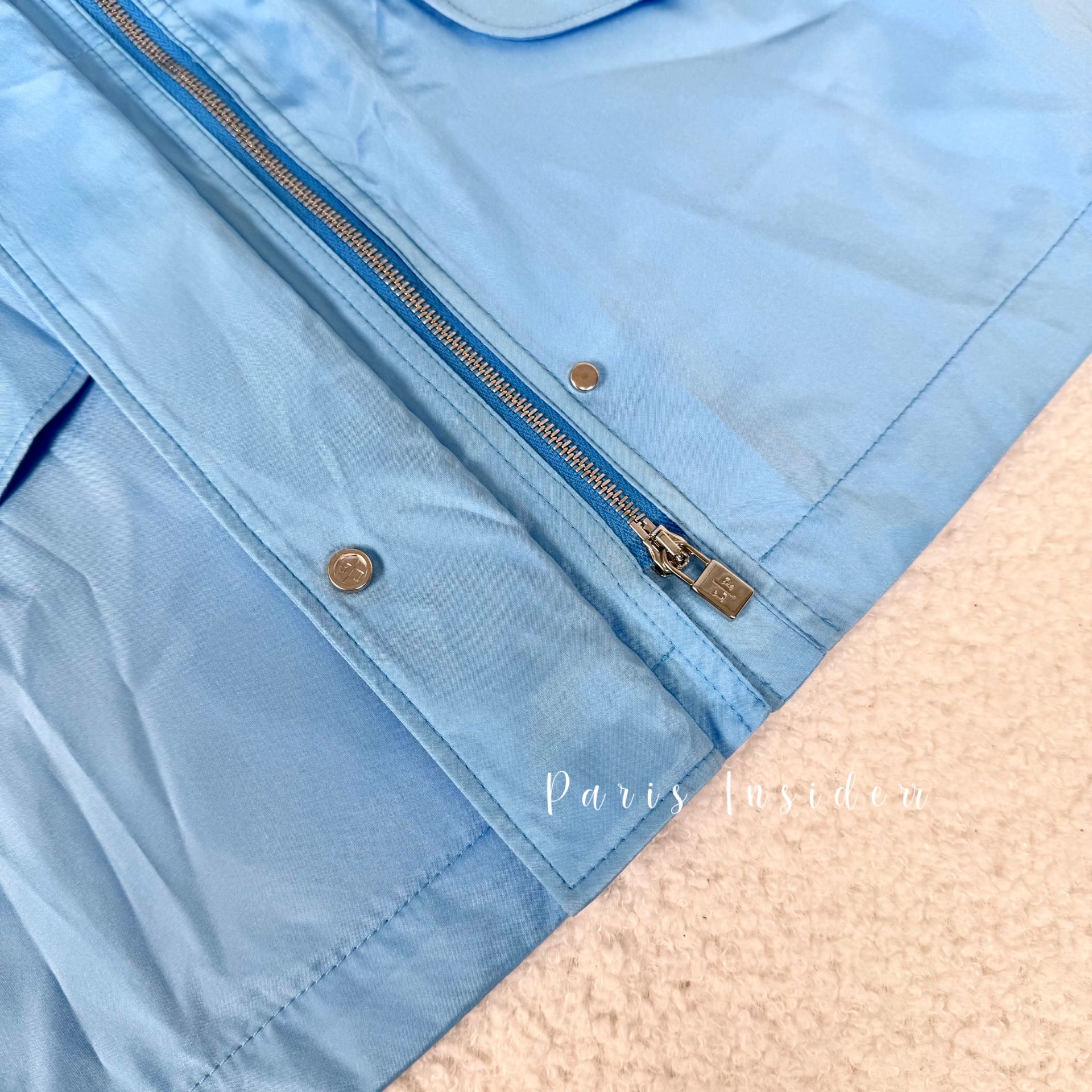 Loro Piana Blue Linen Traveller Jacket - Image 3