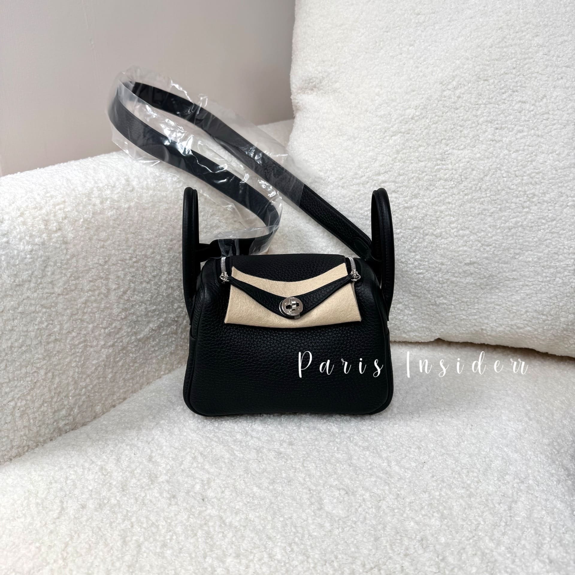 Hermes Mini Lindy II Noir PHW
