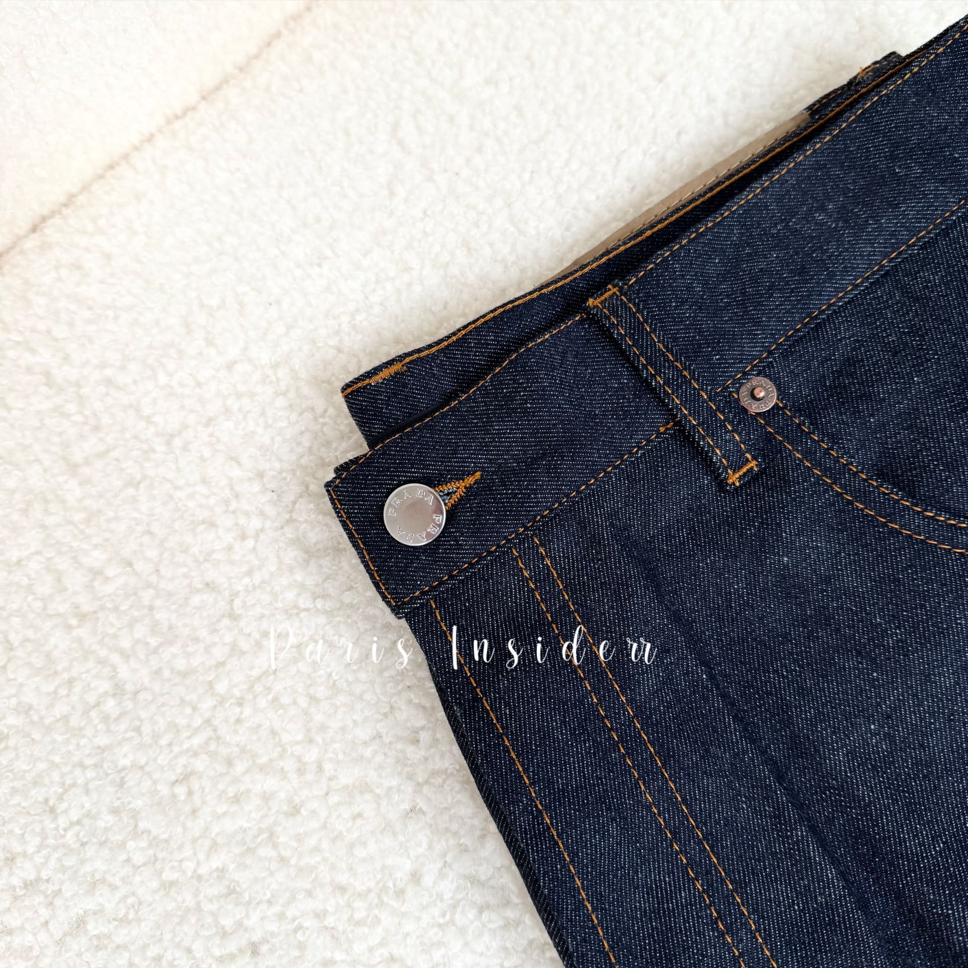 Prada Five-Pocket Denim Jeans - Navy 深藍 - Image 2