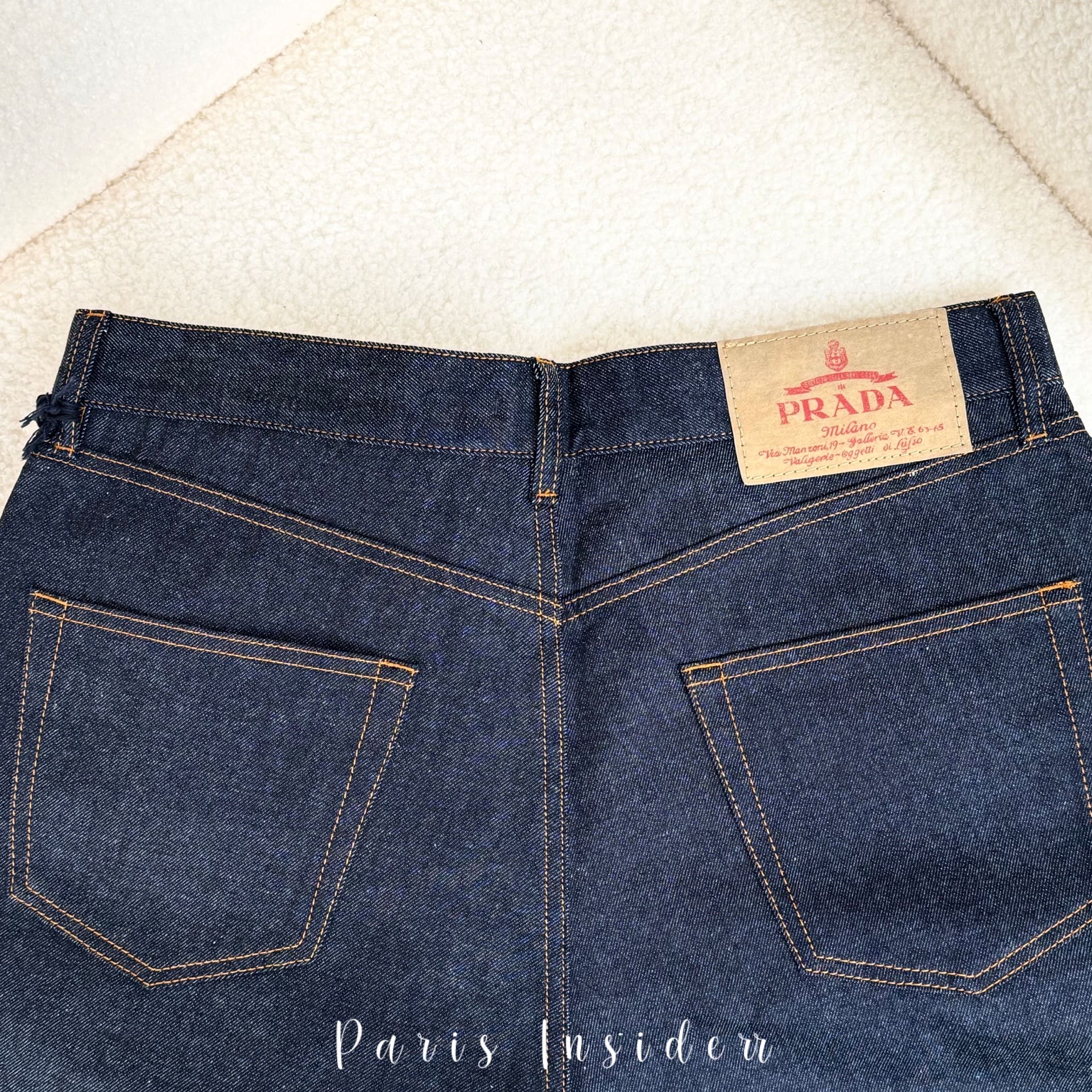 Prada Five-Pocket Denim Jeans - Navy 深藍 - Image 3
