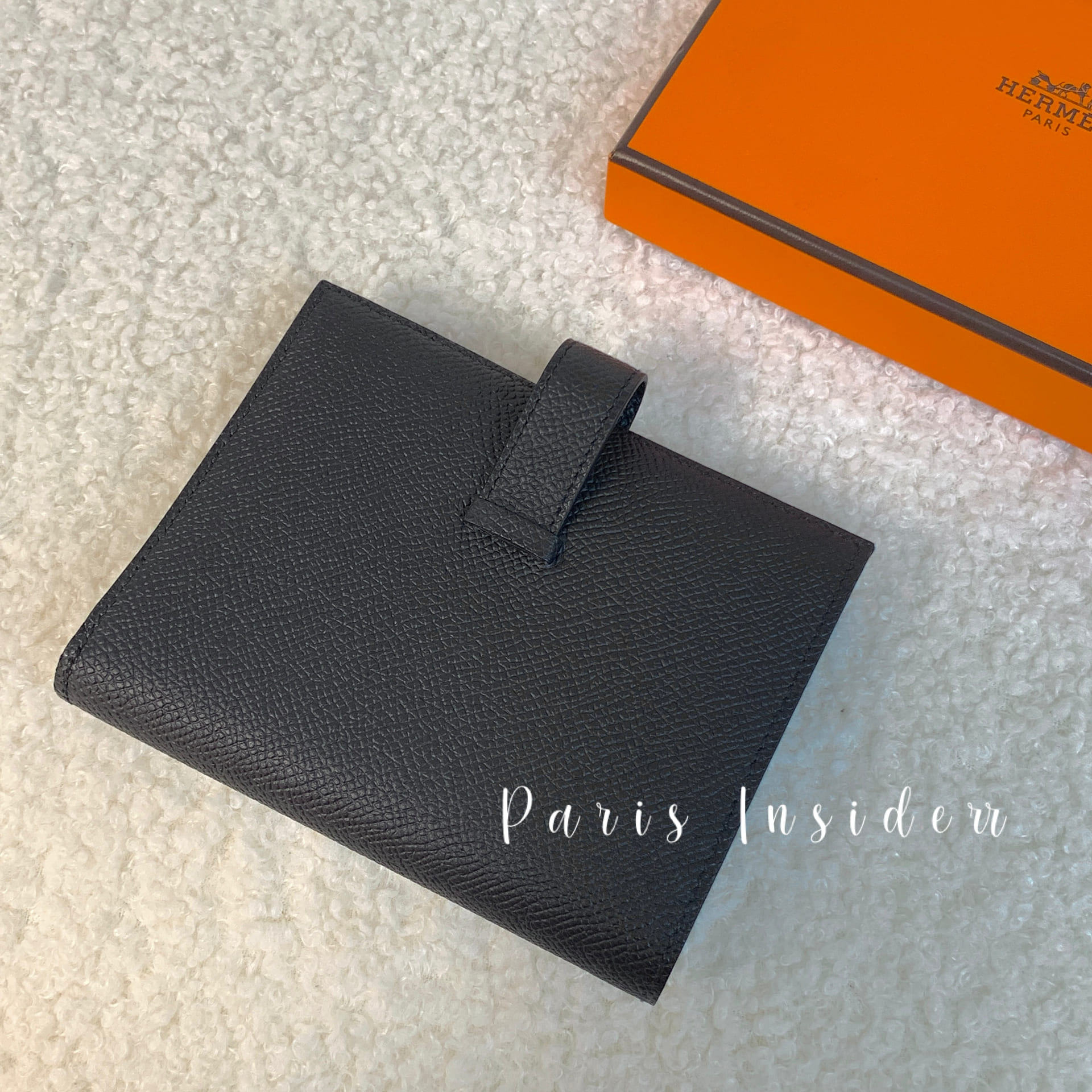 Hermes bearn compact - 89 noir CC - Image 2