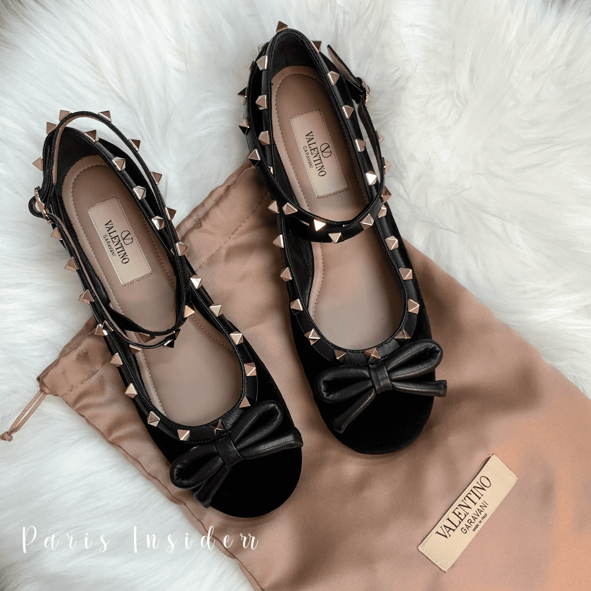 Valentino Garavani Rockstud Ballets flats - nero 黑