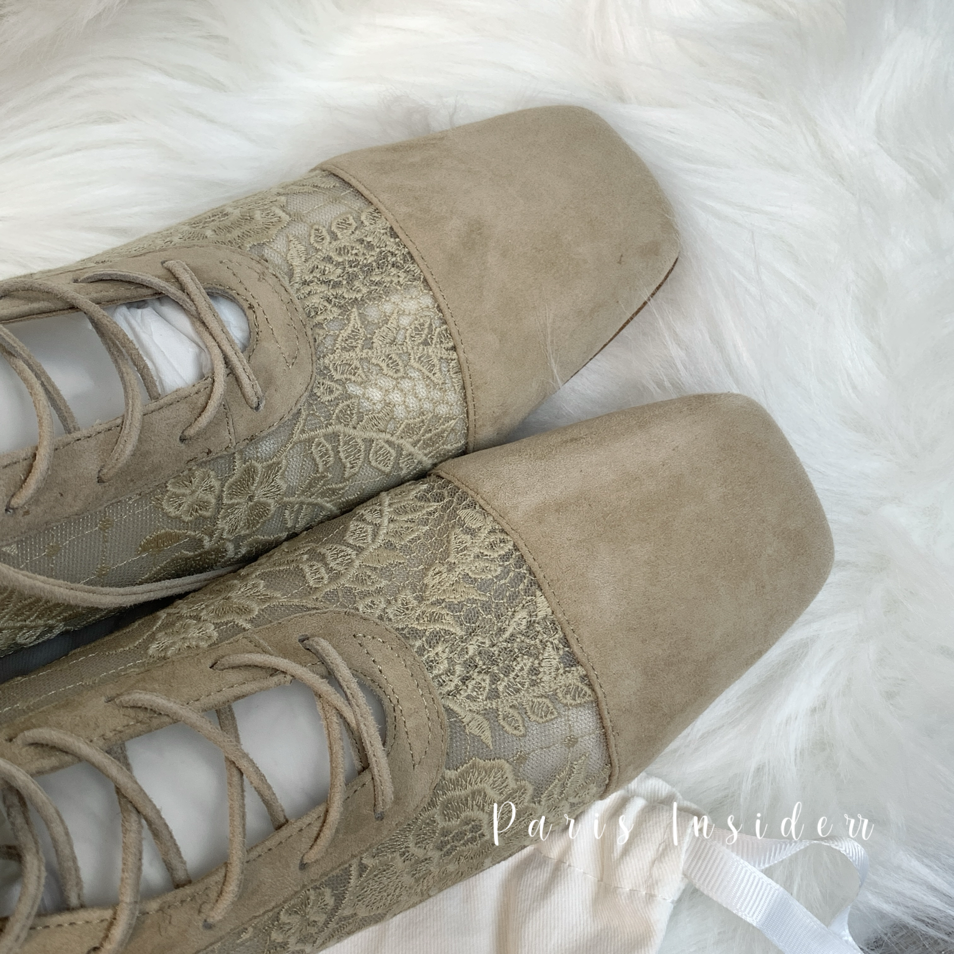 Christian Dior Naughtily-D Heeled Ankle Boot Transparent Mesh - Sand-Colored 沙棕色 - Image 3