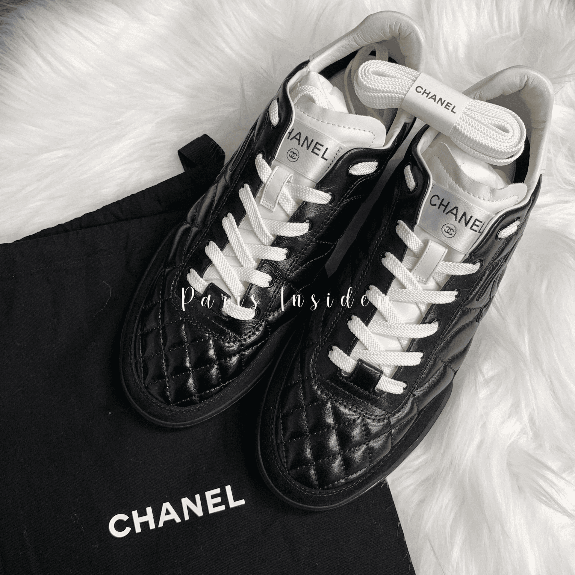Chanel 25s 德訓鞋 Trainers - black 黑色