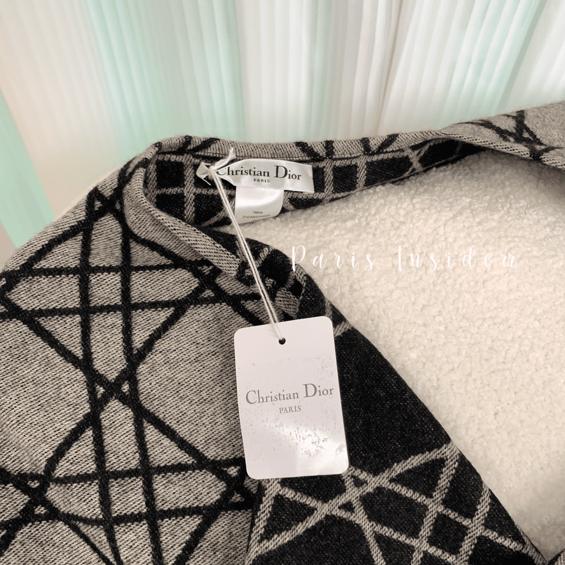 Dior Oblique Poncho - Navy Blue 海軍藍 - Image 4