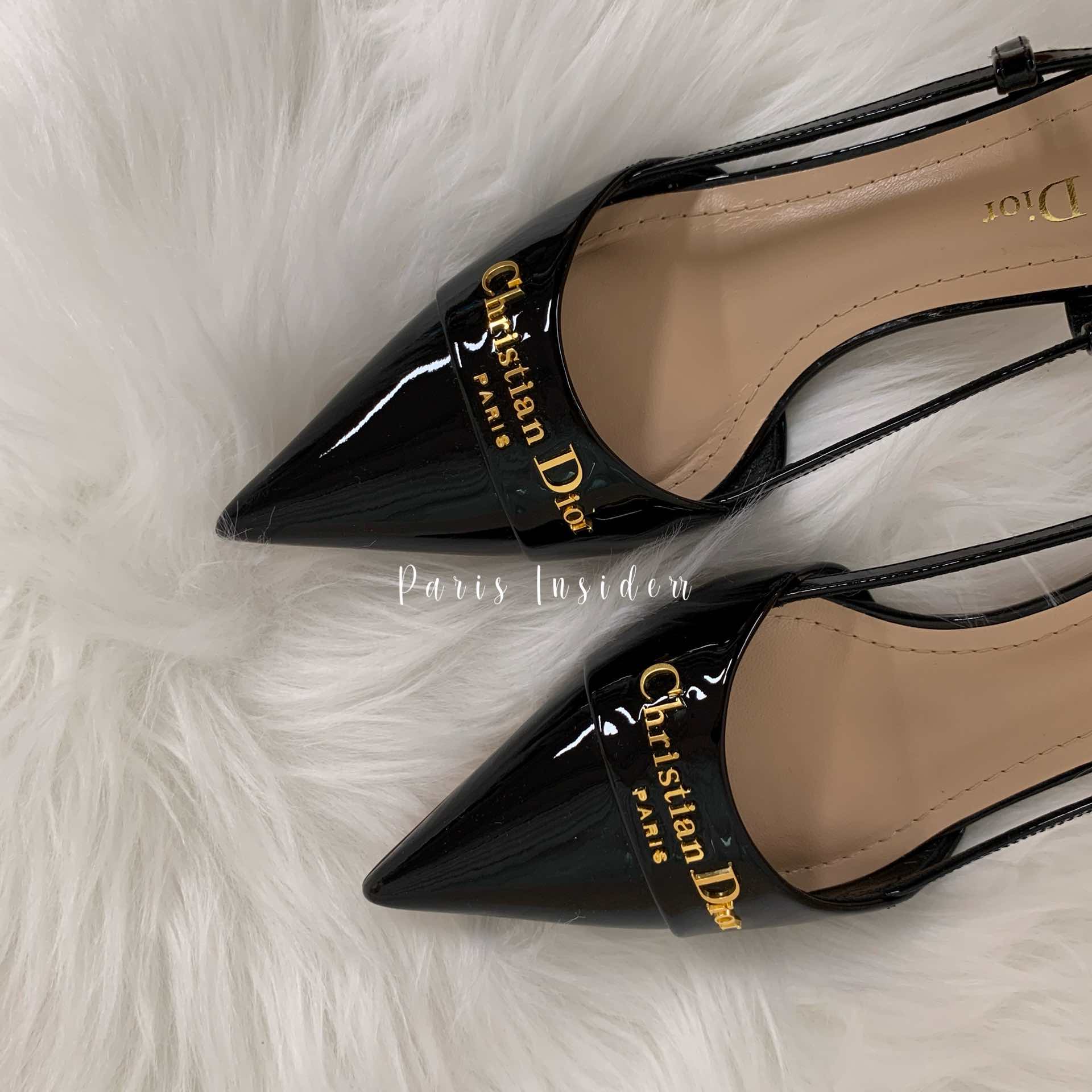Dior my dior patent slingback Pump - black 黑 - Image 2