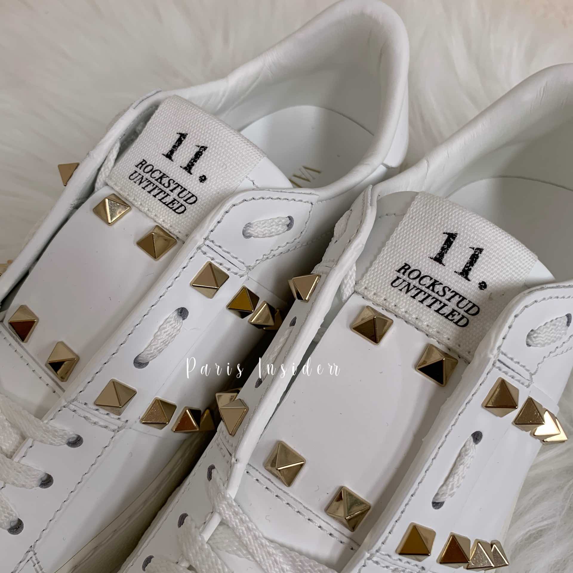 Valentino Rockstud Untitled open sneakers - white 白 - Image 2