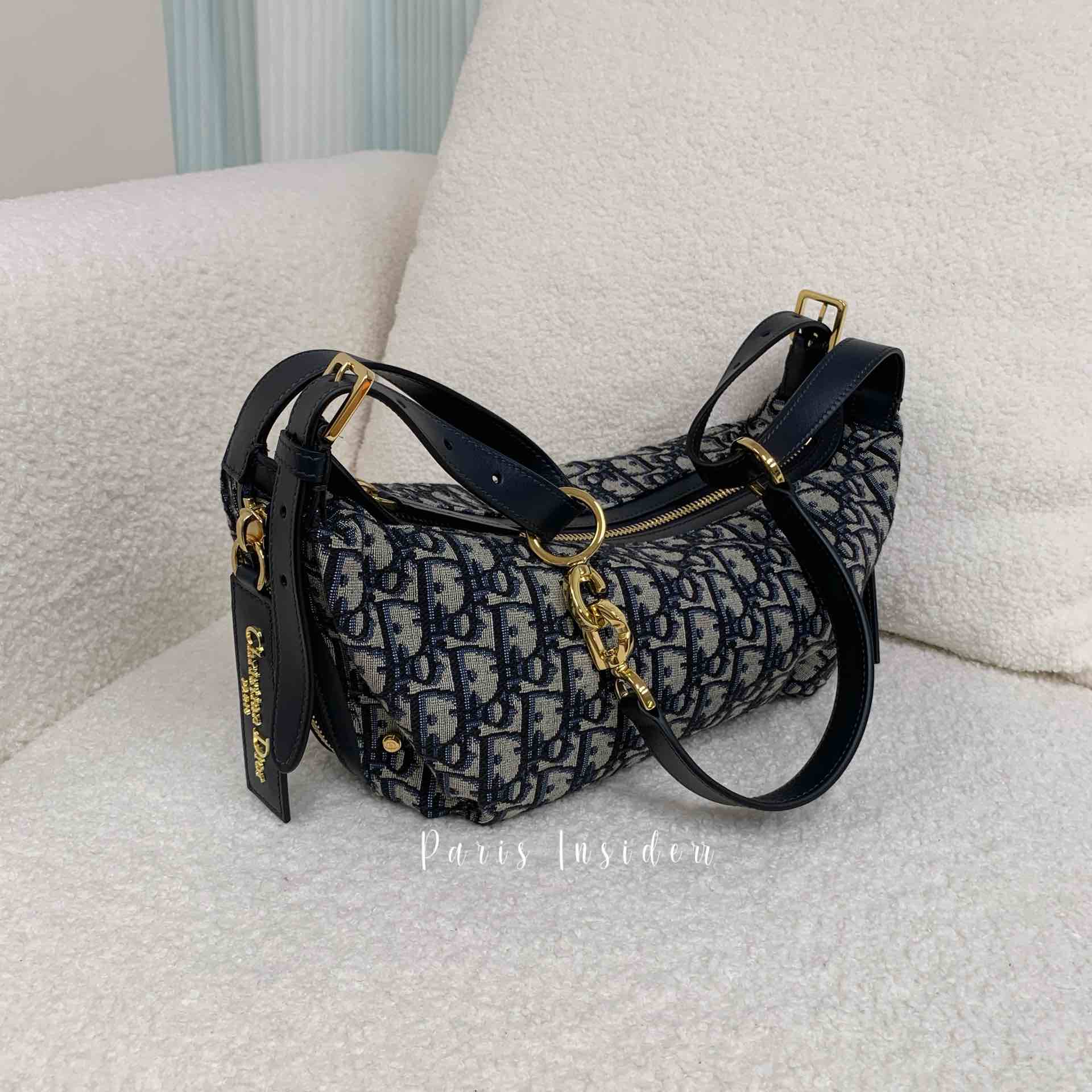 Dior Small D Journey Bag Oblique - Blue 藍