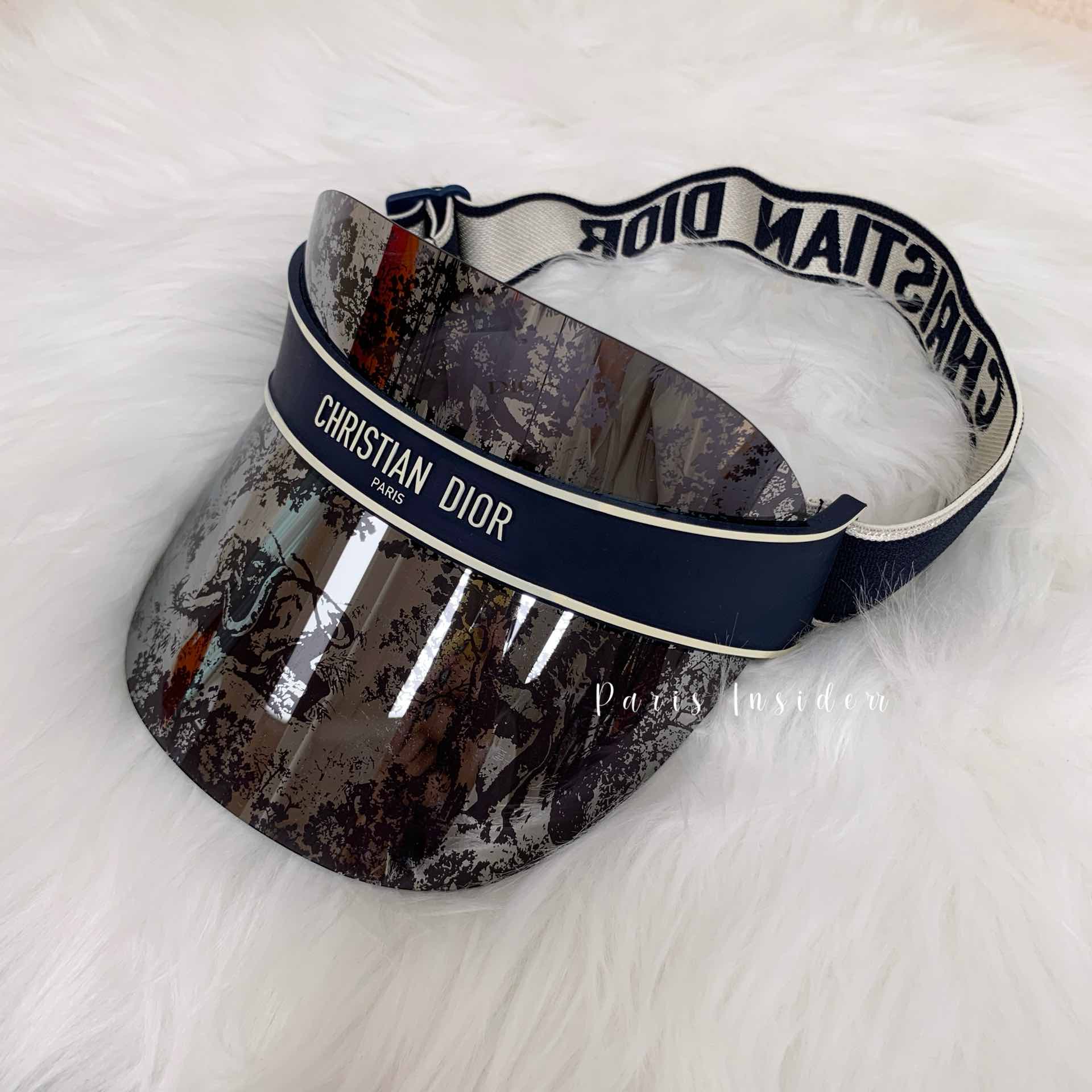 DiorClub V1U Oblique visor - blue