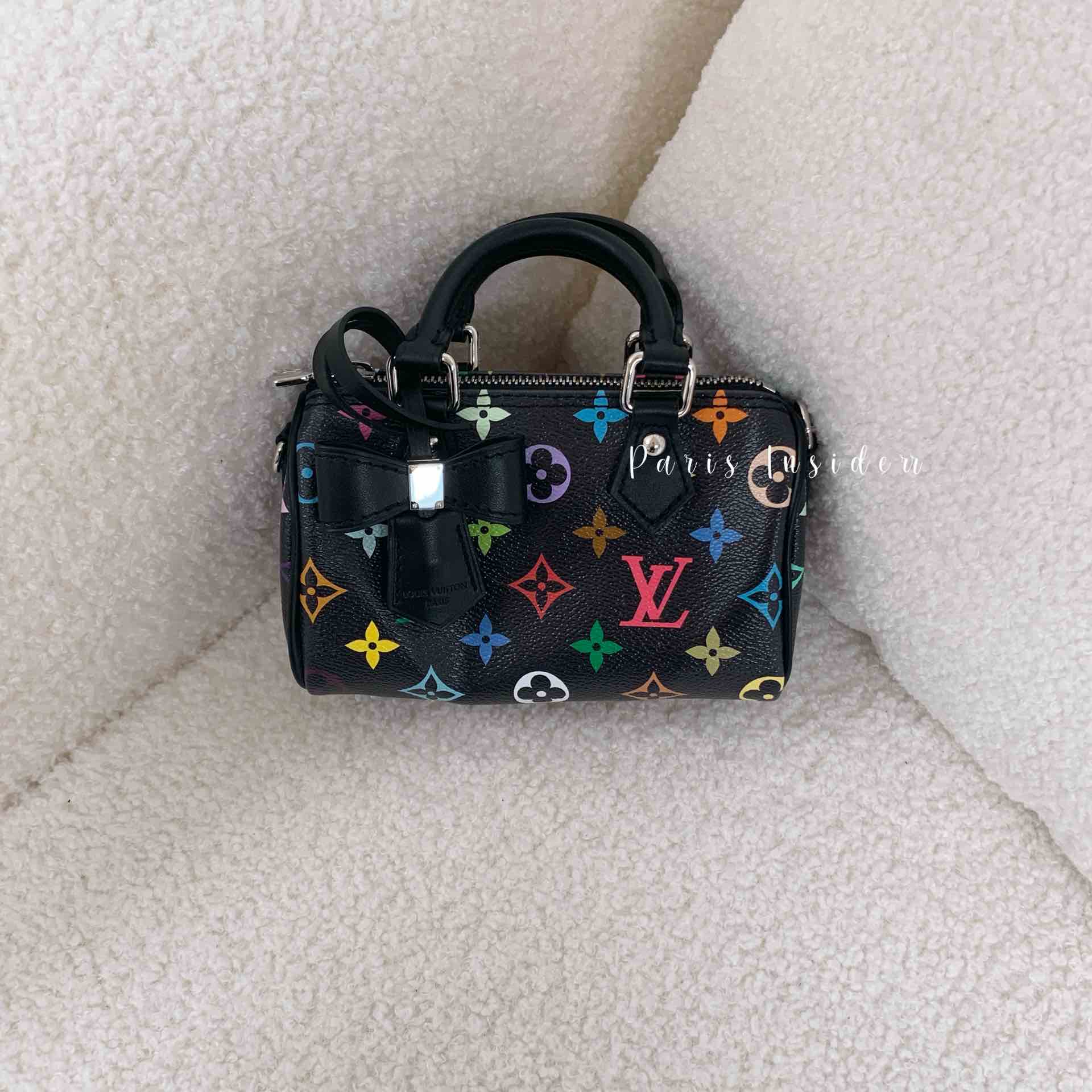LV x TM Nano Speedy - multicolor noir 黑三彩