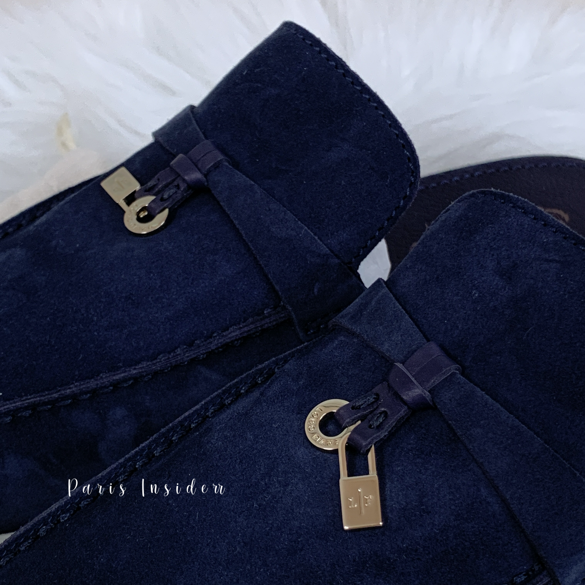 Loro Piana Babouche Charms Walk Loafer - Argo Blue Melange 藏藍 - Image 2