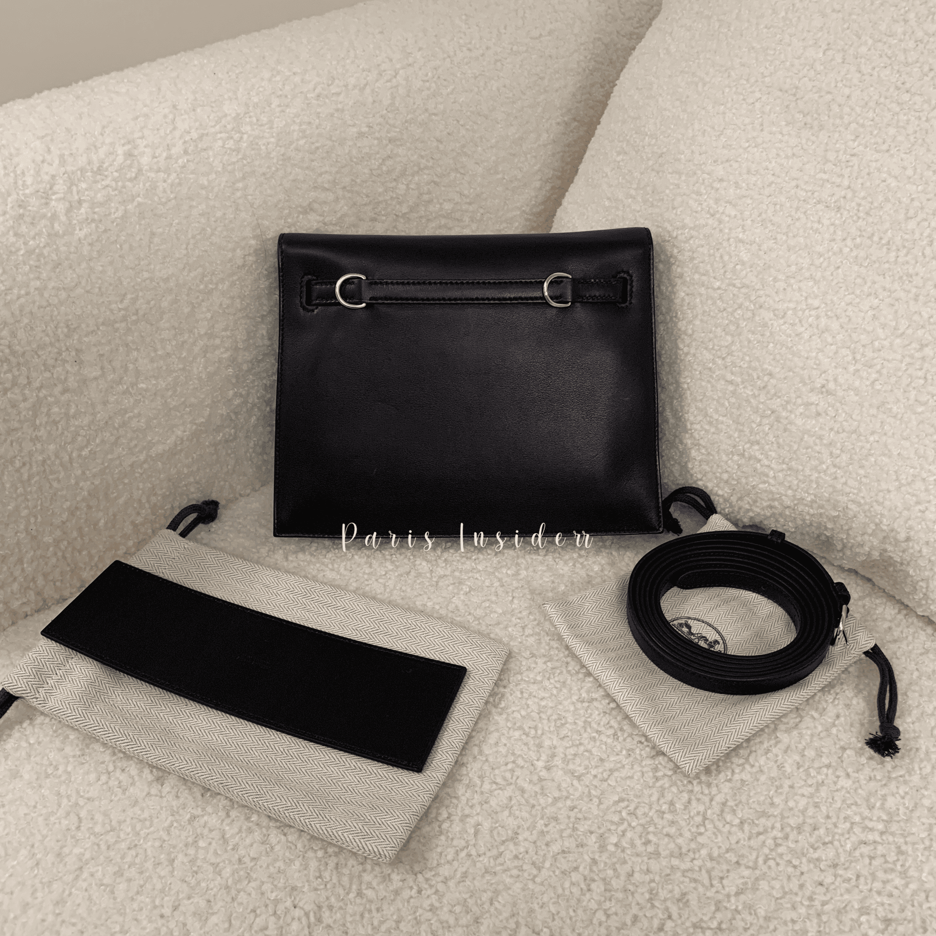 Hermes Kelly Danse - 89 noir CK 黑銀扣 - Image 2