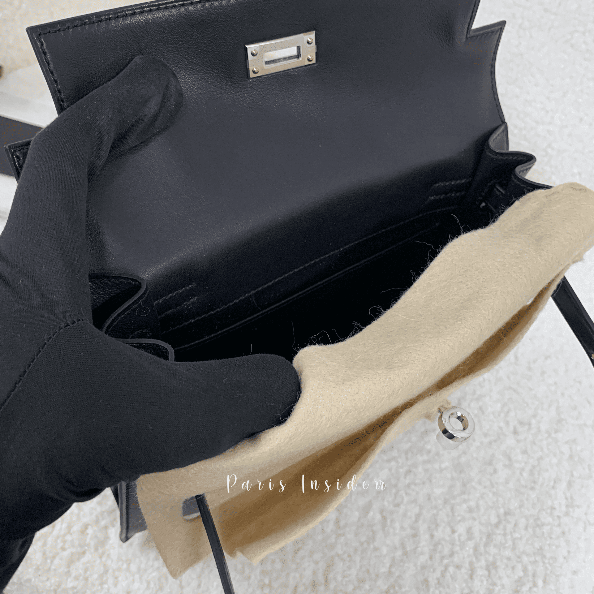 Hermes Kelly Danse - 89 noir CK 黑銀扣 - Image 3