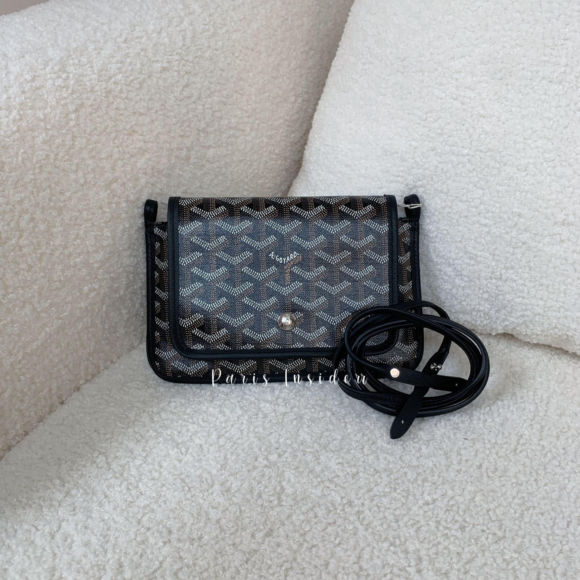 Goyard Plumet pocket - black/brown 黑棕