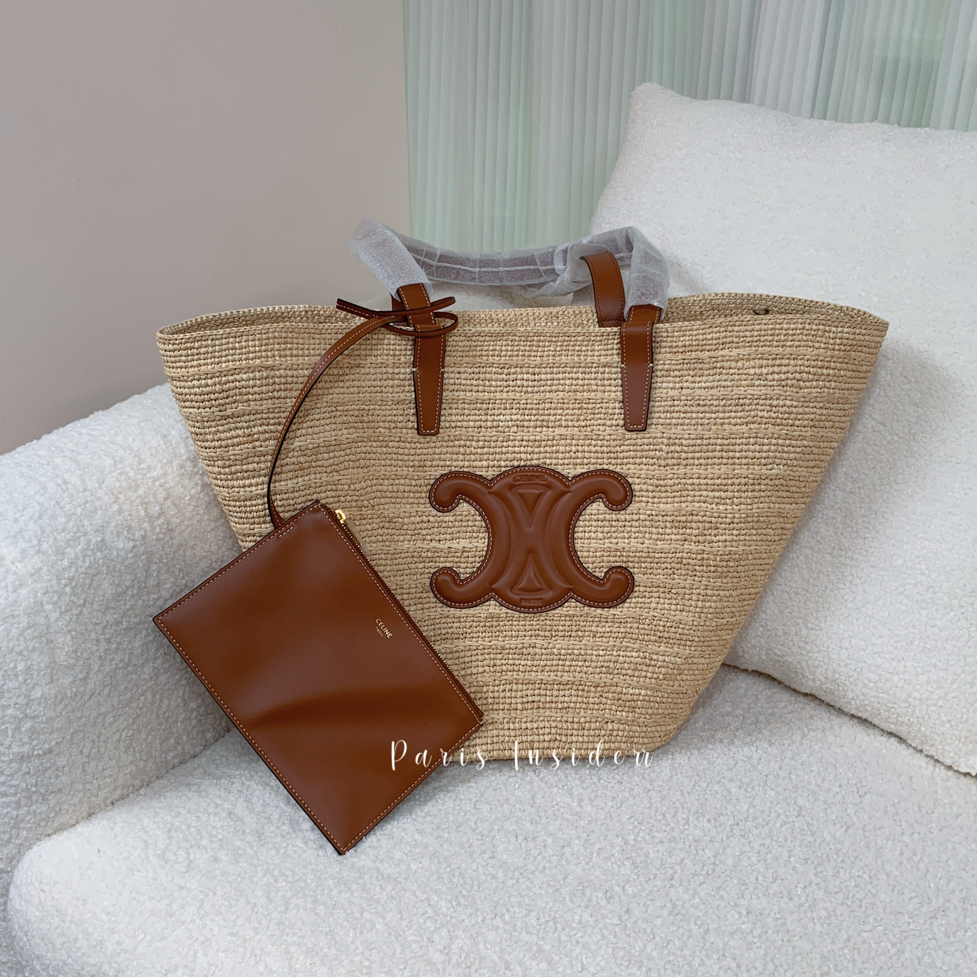 Celine medium Classic Panier - tan 棕色