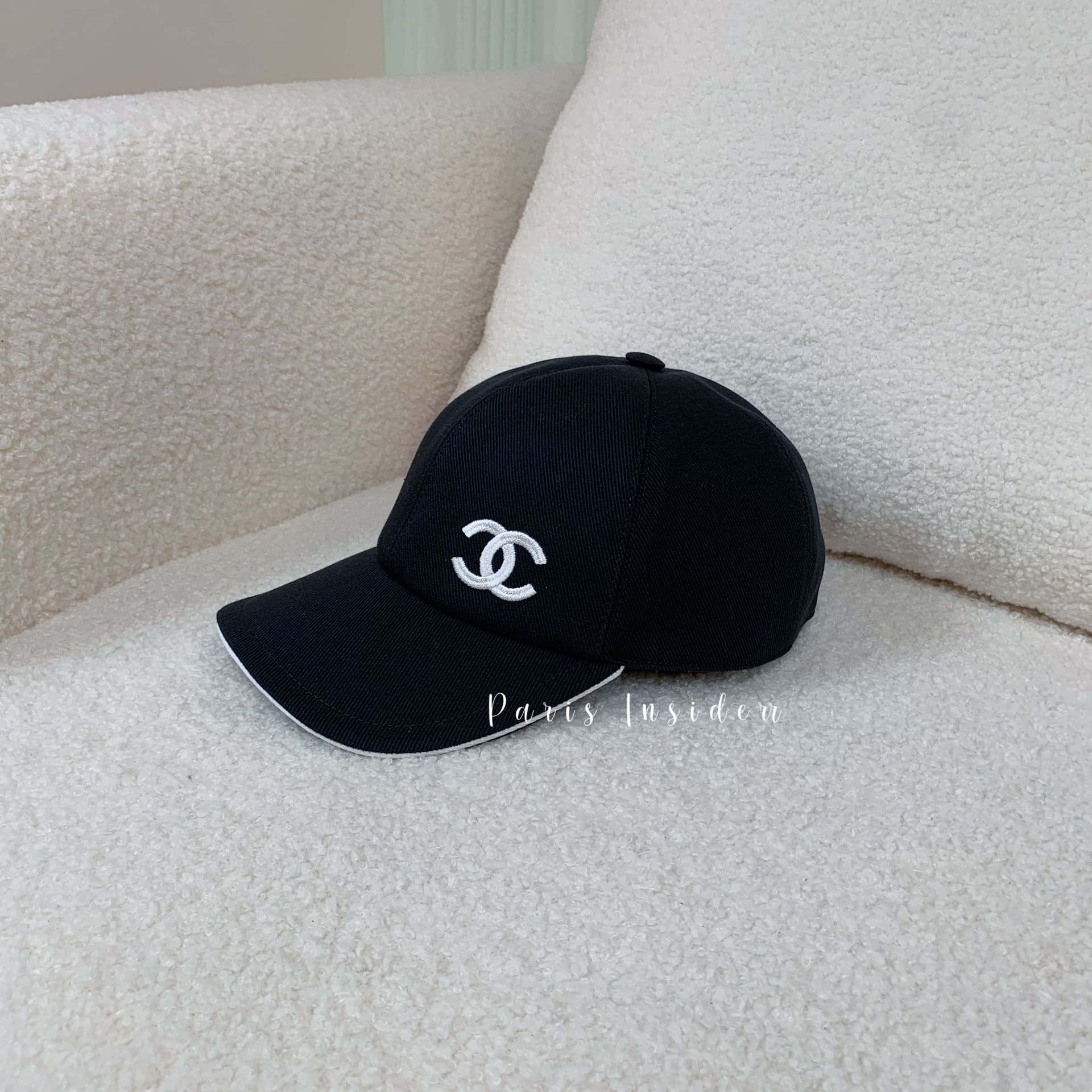 Chanel 25P sports line CC logo cap AAA583 - black 黑