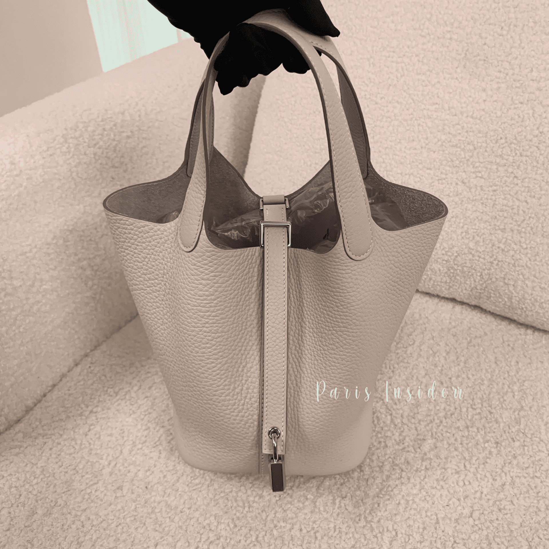 Hermes Picotin 18 - 10 craie 奶昔白 - Image 2