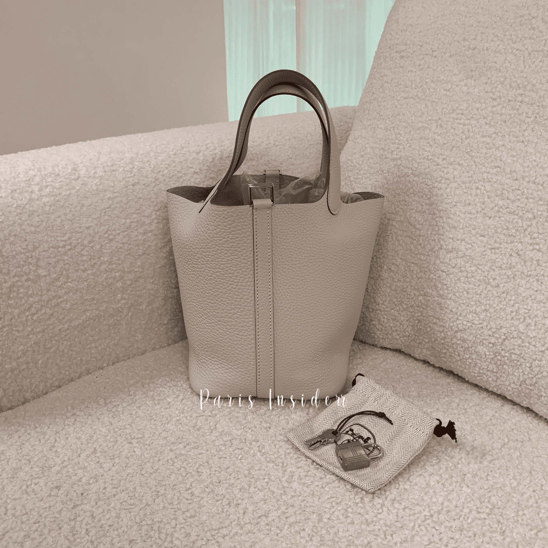 Hermes Picotin 18 - 10 craie 奶昔白 - Image 3