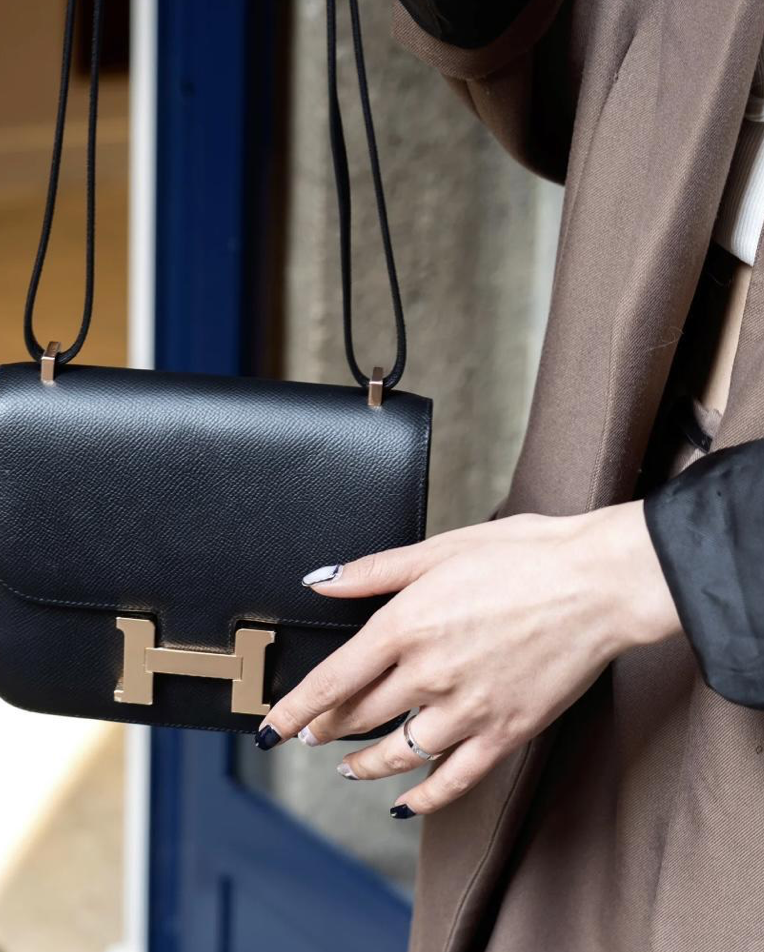 Hermes mini constance - 89 noir rose gold - Image 4