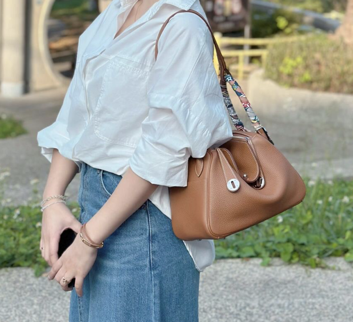 Hermes Lindy 26 - 37 Gold 金棕 - Image 6
