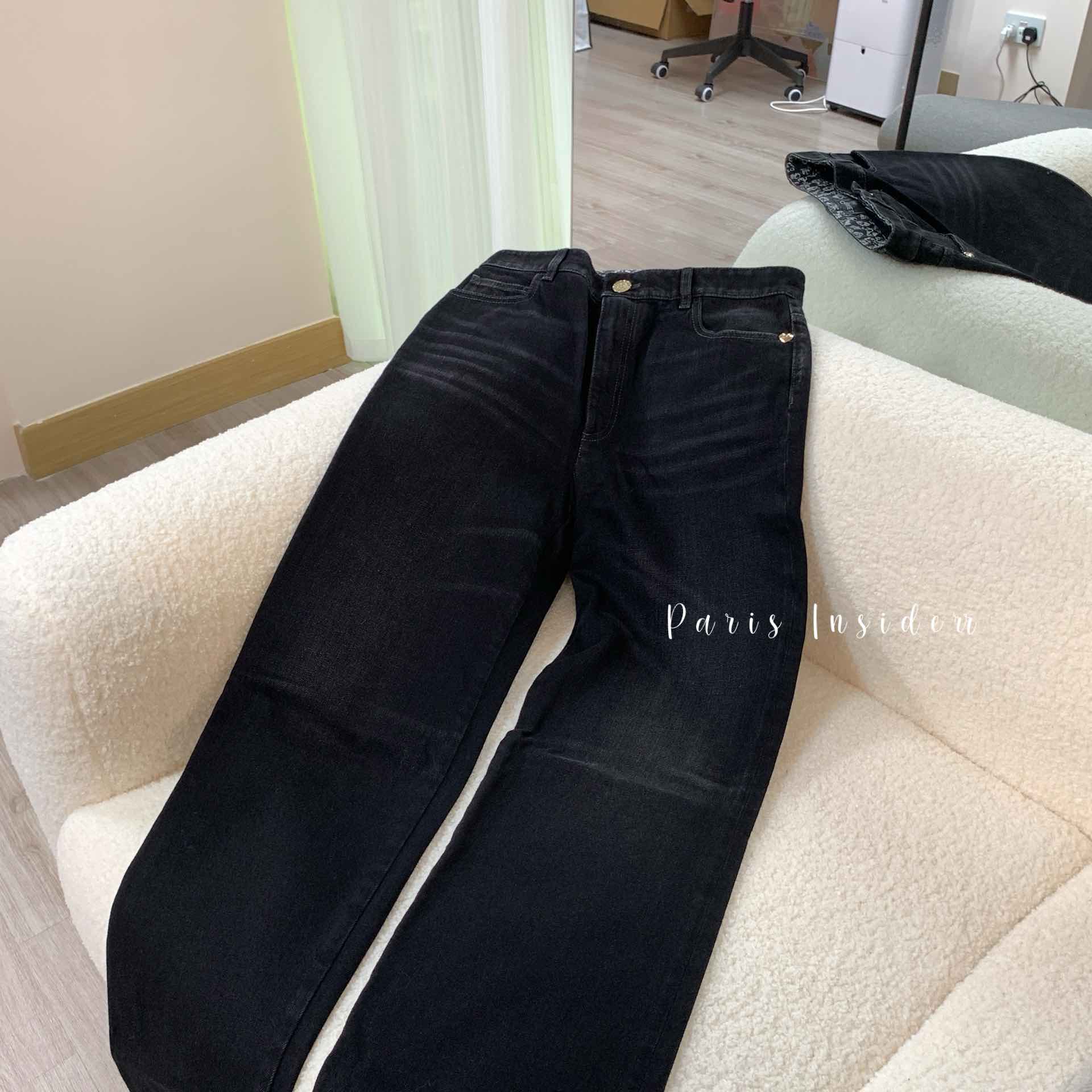 Chanel denim jeans P80316 - black 黑 - Image 2