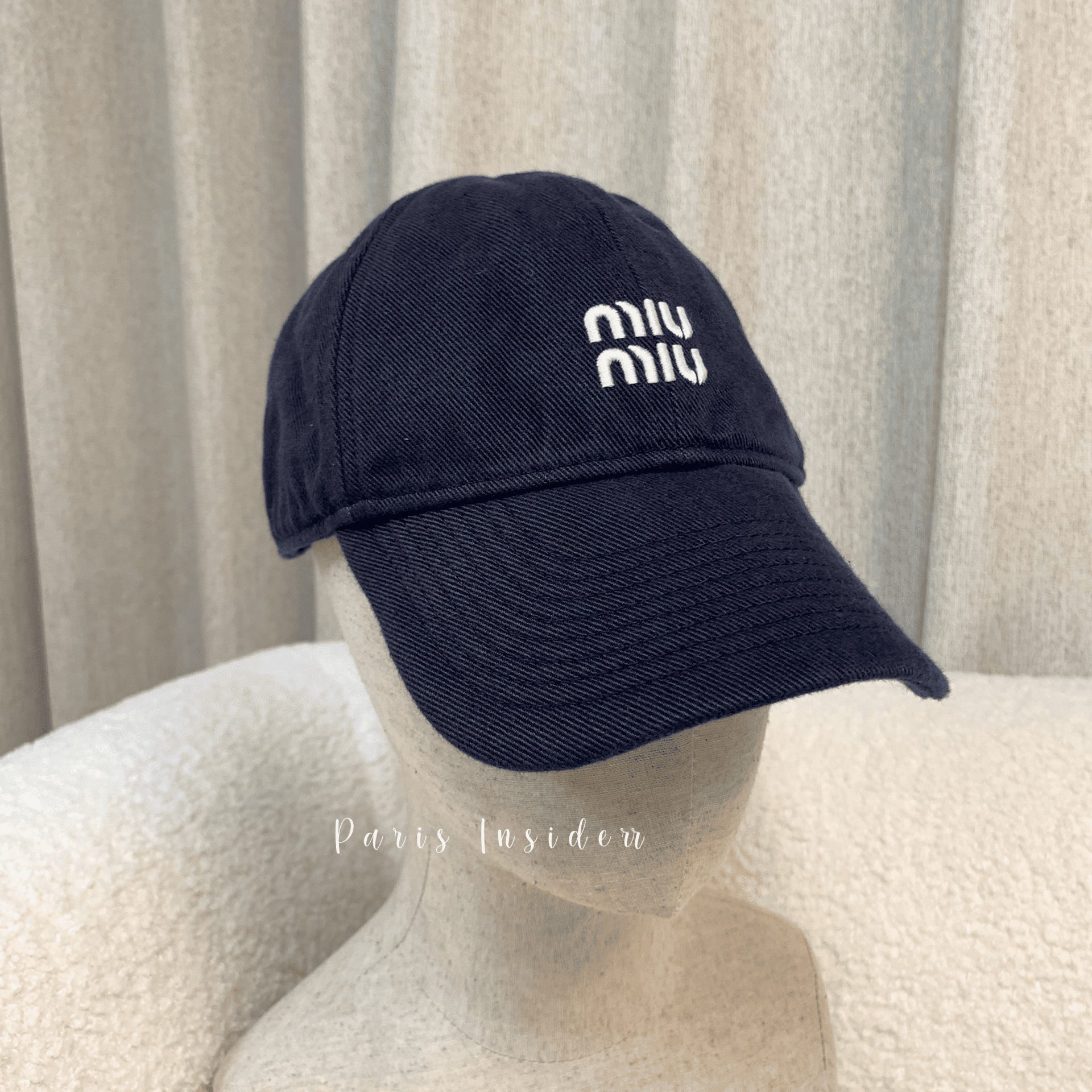 Miu Miu baseball cap - blue 藍 - Image 2