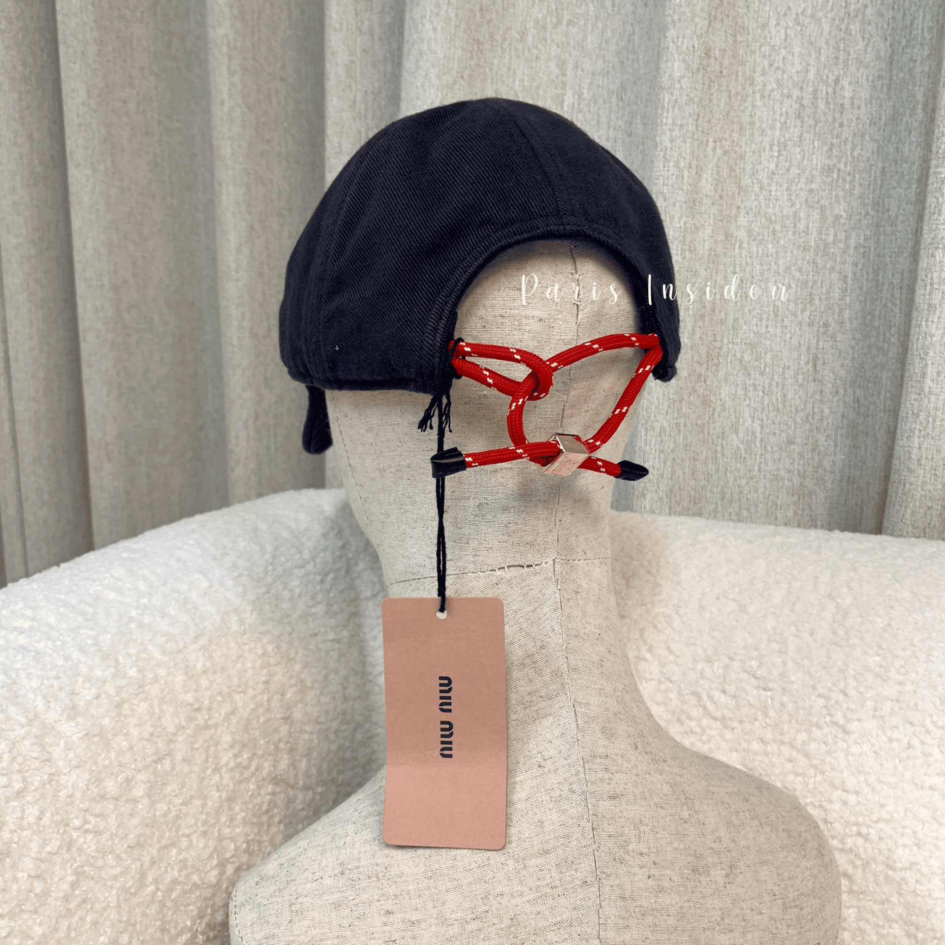 Miu Miu baseball cap - blue 藍 - Image 3