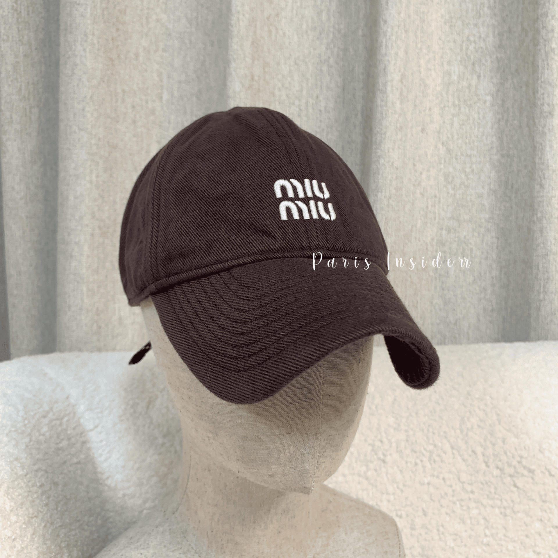 Miu Miu baseball cap - dark brown 深棕 - Image 2