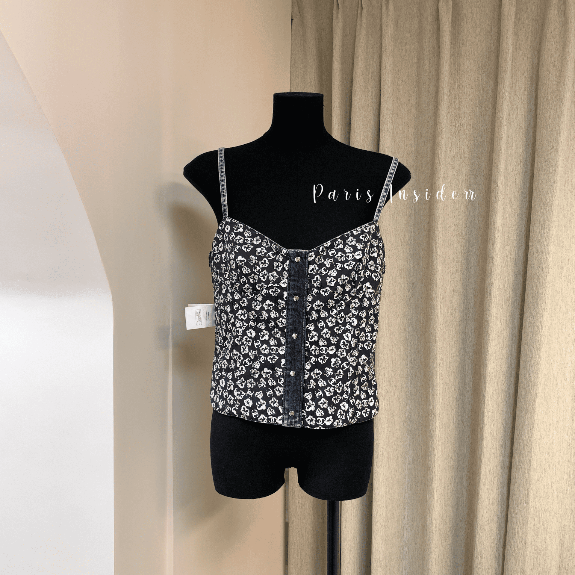 Chanel 25b denim top P80313 - denim blue 牛仔藍 - Image 3