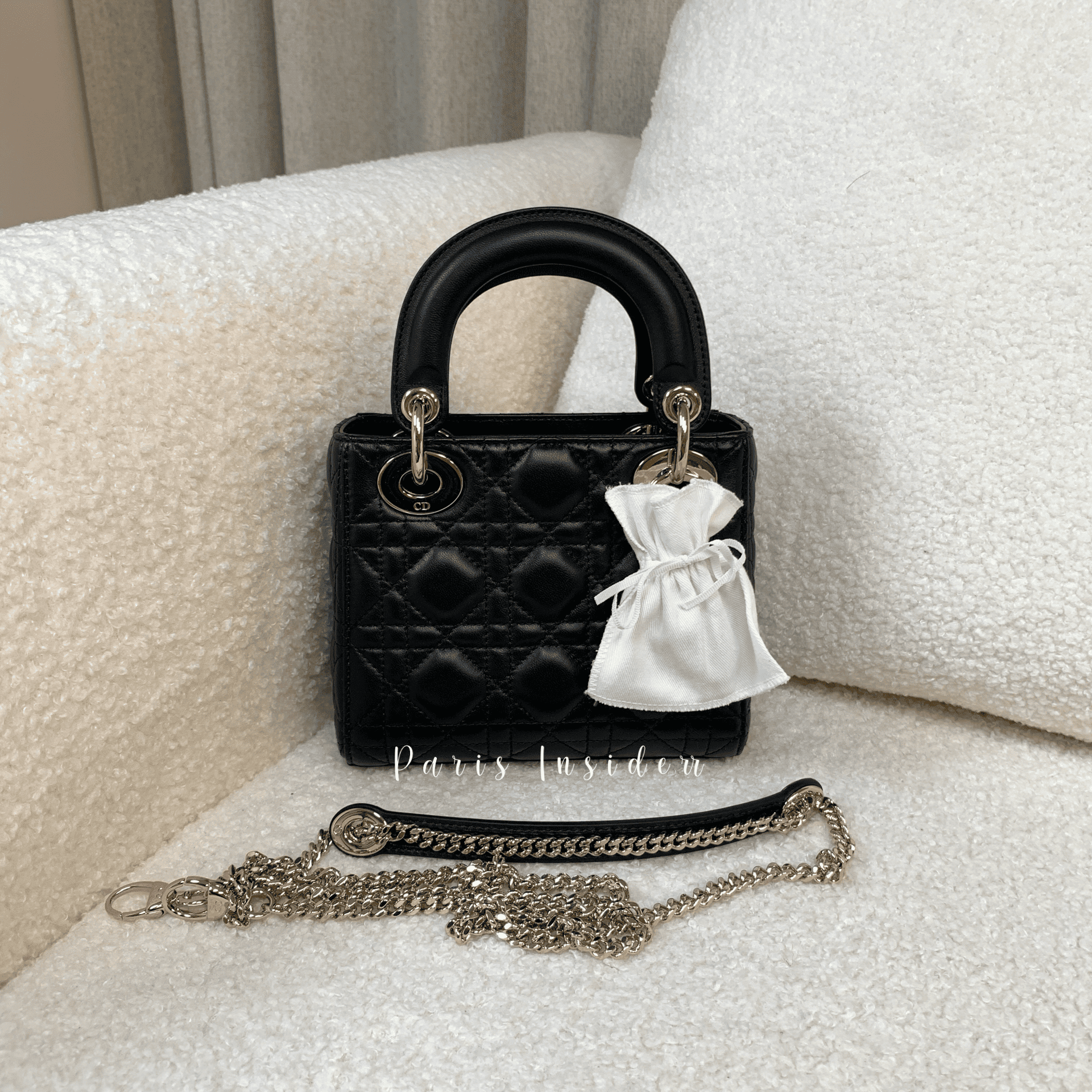 Christian Dior Lady Dior Mini - black 黑 - Image 2
