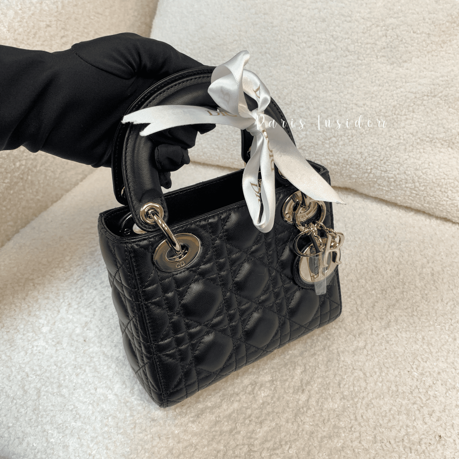 Christian Dior Lady Dior Mini - black 黑 - Image 3