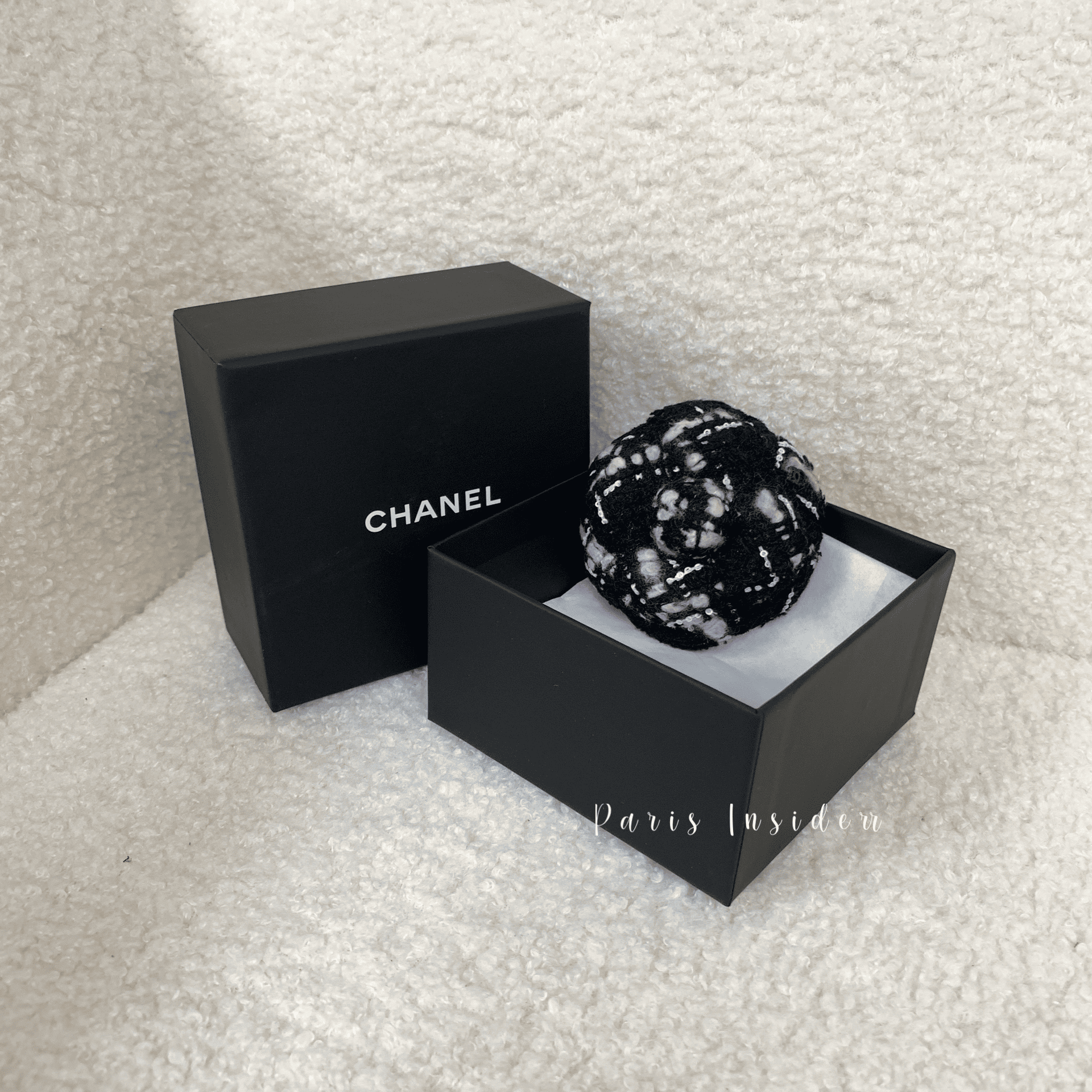 Chanel 25b wool tweed Camellia AAB414- back/light pink/white 黑淺粉白