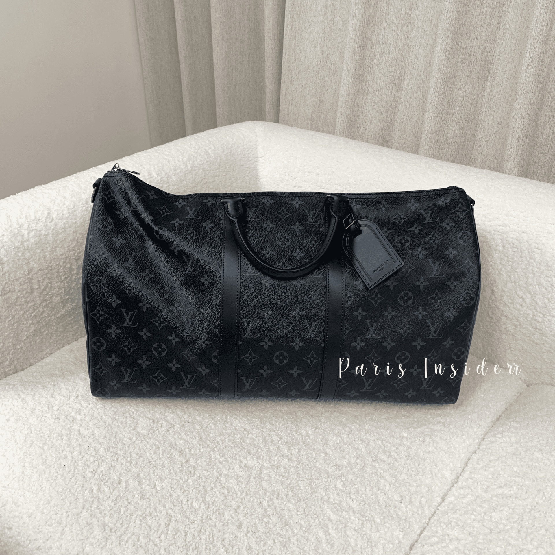 Louis Vuitton Keepball Bandoulière 50 - black 黑 - Image 2