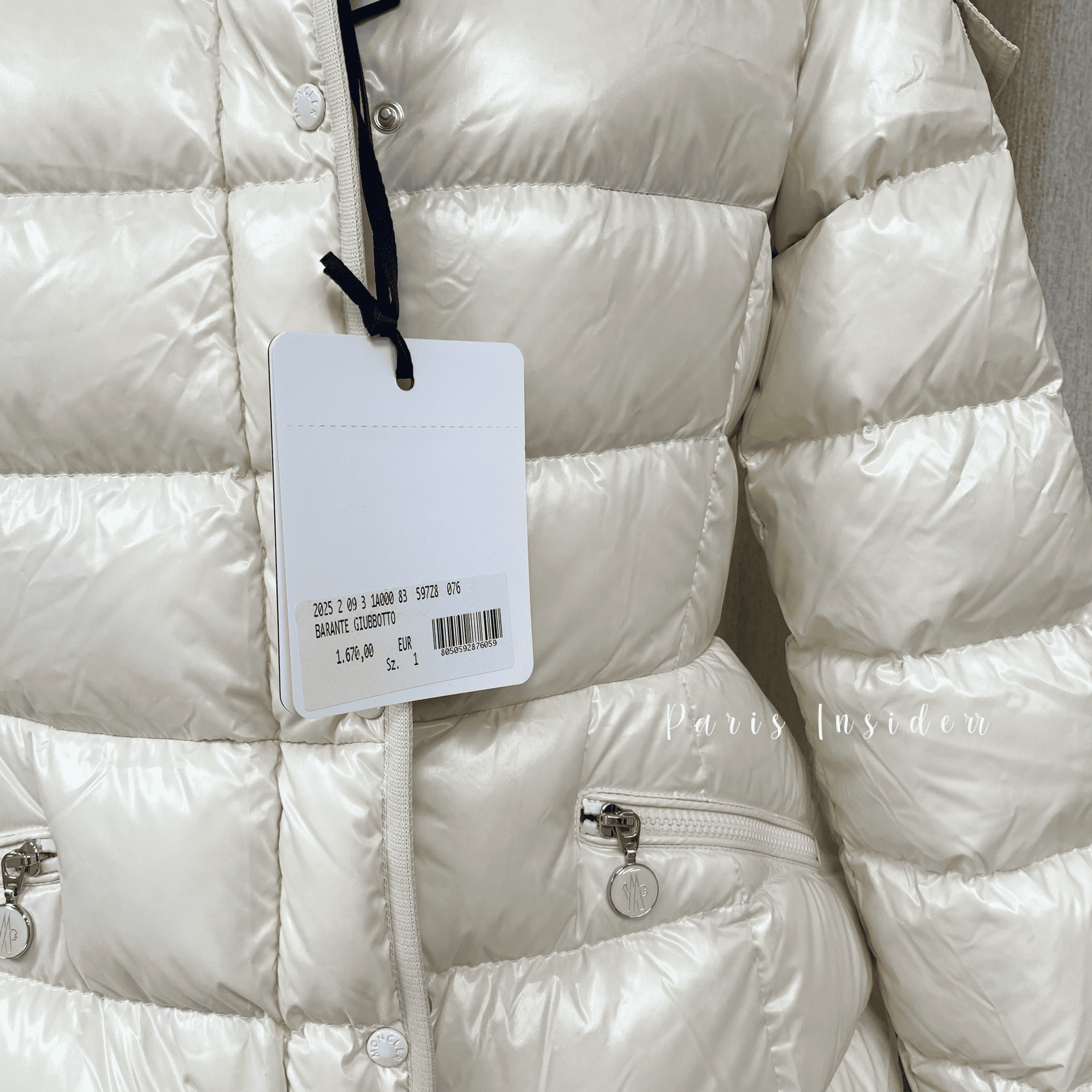 Moncler Barante down jacket Barante Giubbotto - off white 象牙白 - Image 3
