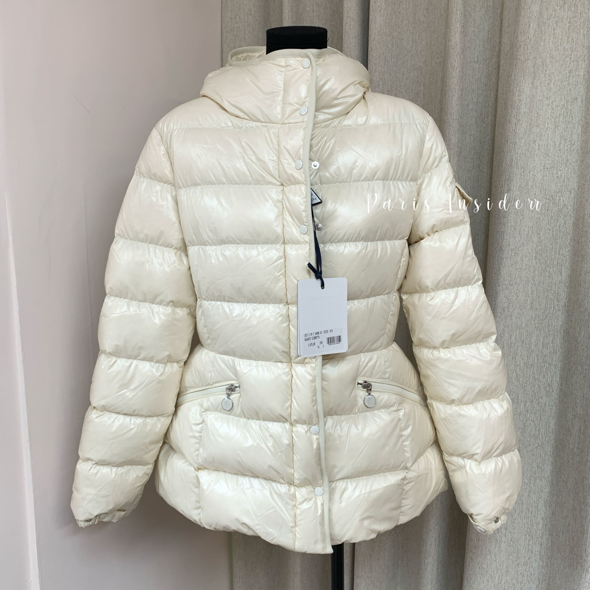 Moncler Barante down jacket Barante Giubbotto - off white 象牙白