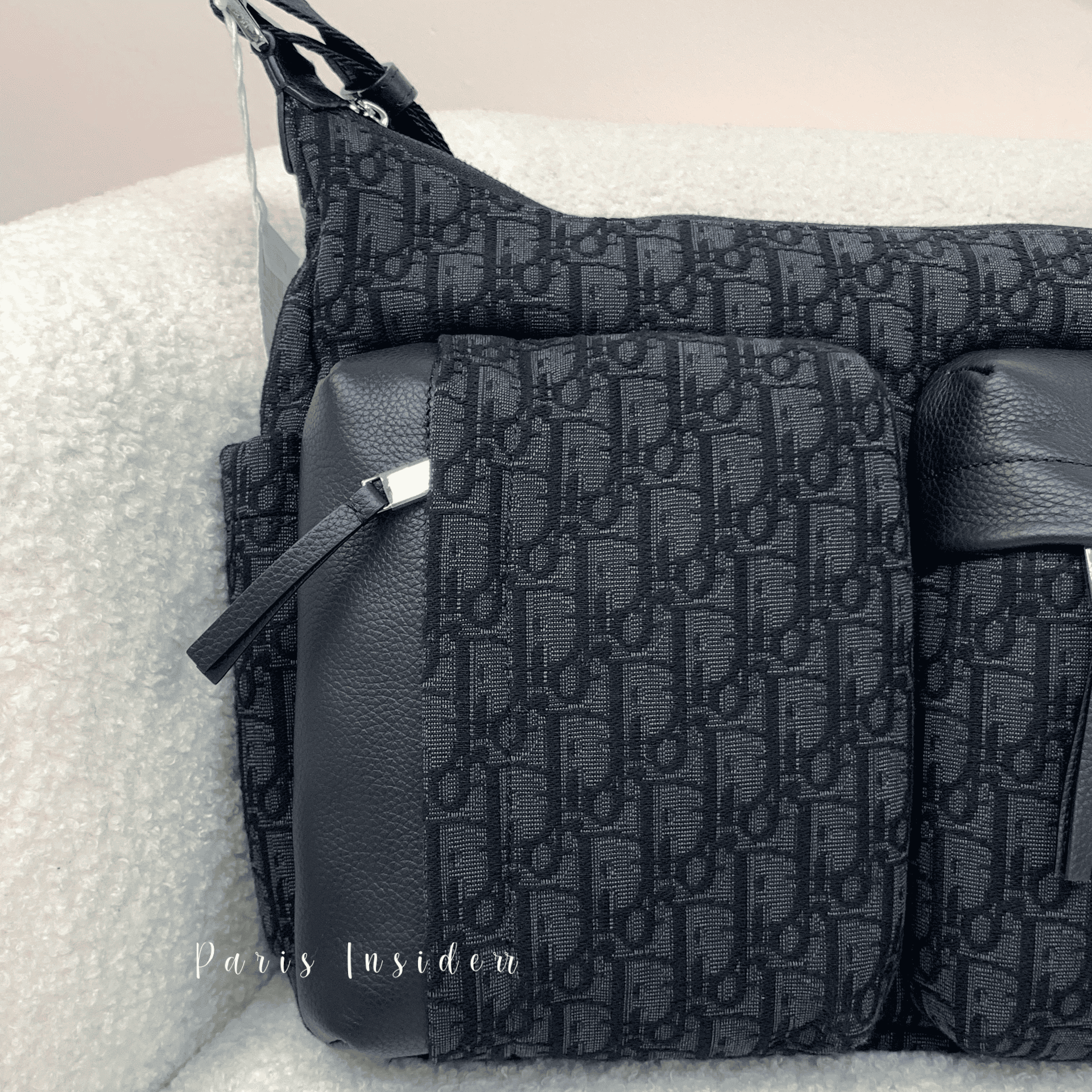 Dior medium rider soft hobo bag - black 黑 - Image 5
