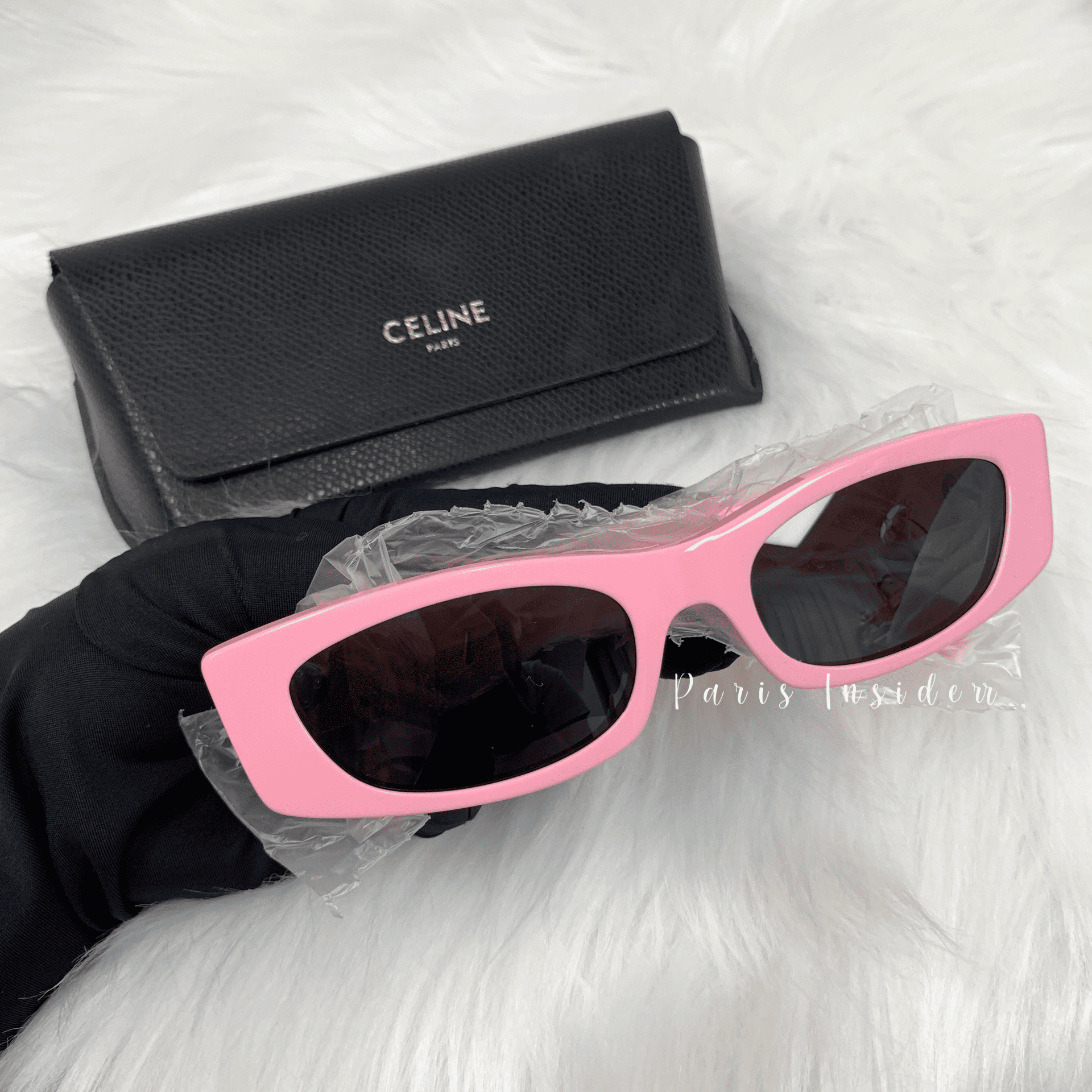 Celine monochrome sunglasses - pink 粉 - Image 2