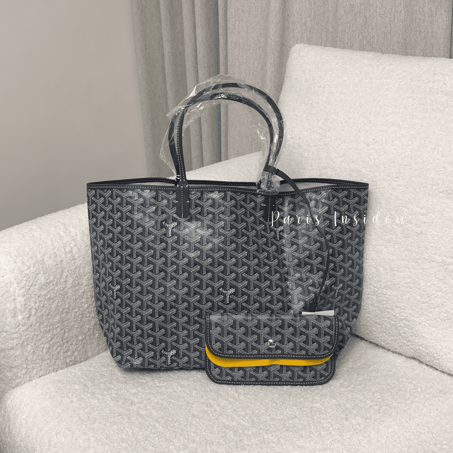 Goyard Saint Louis PM Tote Bag - grey 灰
