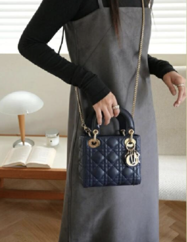 Christian Dior Lady Dior Mini - black 黑 - Image 5