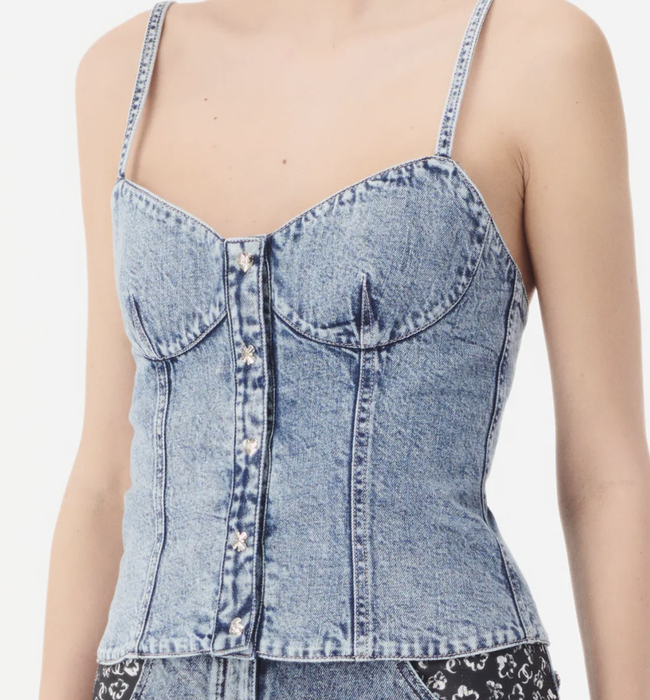 Chanel 25b denim top P80313 - denim blue 牛仔藍 - Image 4