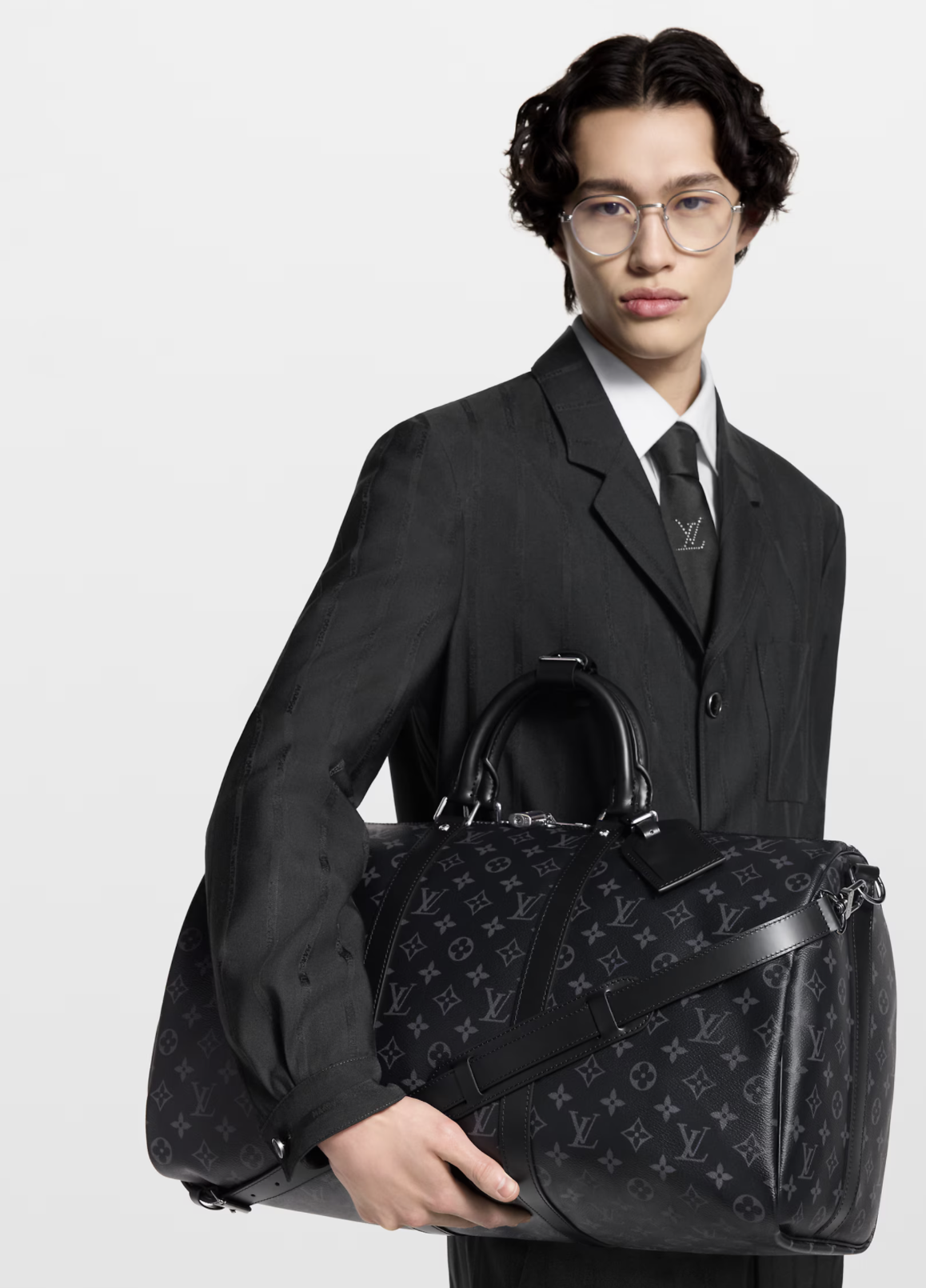 Louis Vuitton Keepball Bandoulière 50 - black 黑 - Image 8