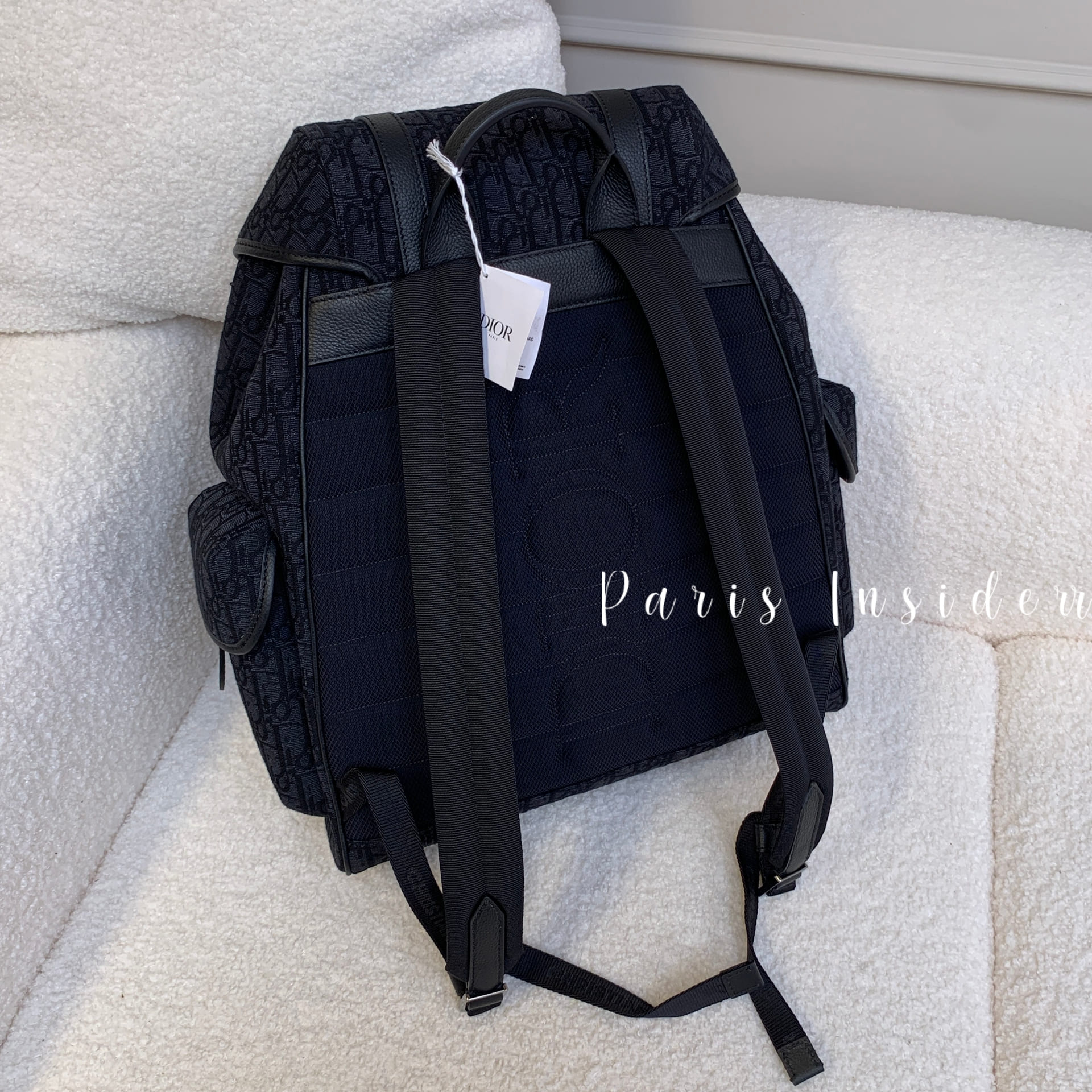 Dior Hit the Road backpack with flap - Black 黑 - Image 2