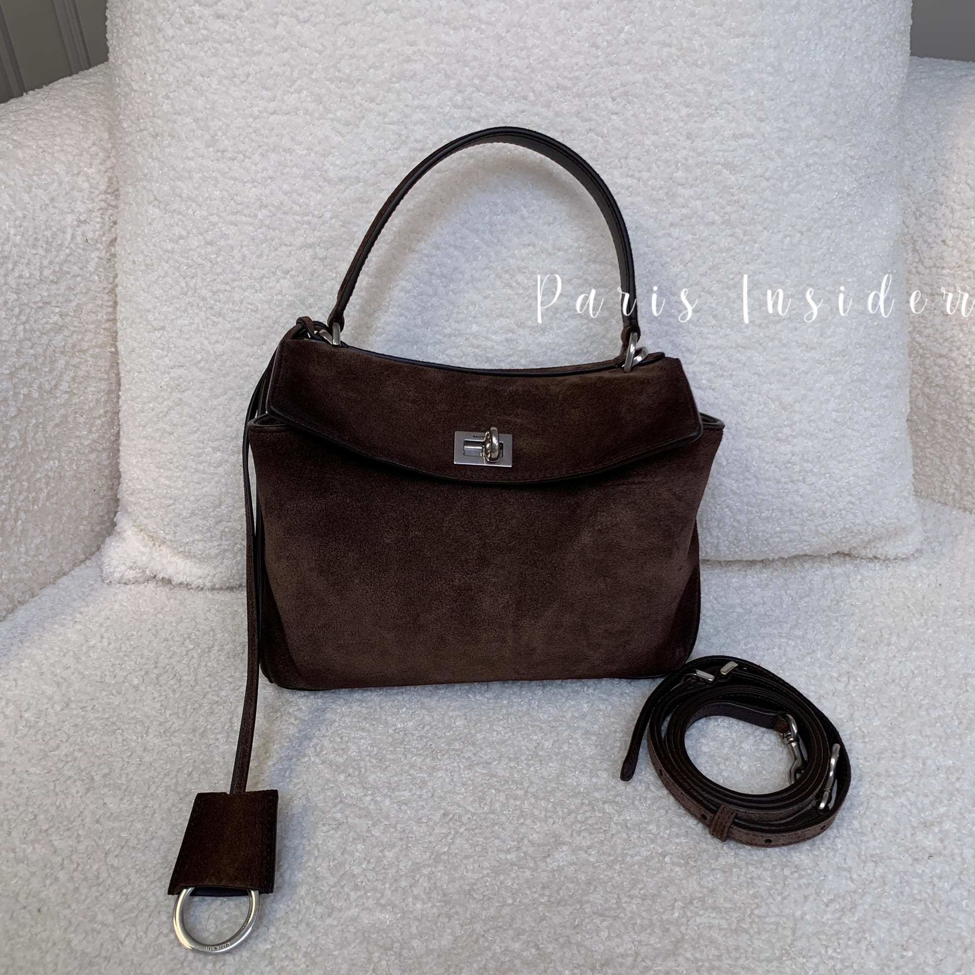 Balenciaga Rodeo Handbag Mini Size -Light Espresso 淺濃縮咖啡色