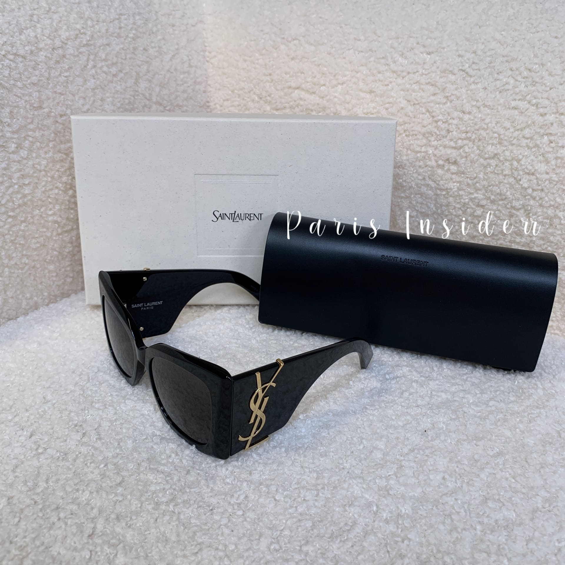 Saint Laurent M119/F Blaze Sunglasses - Black 黑