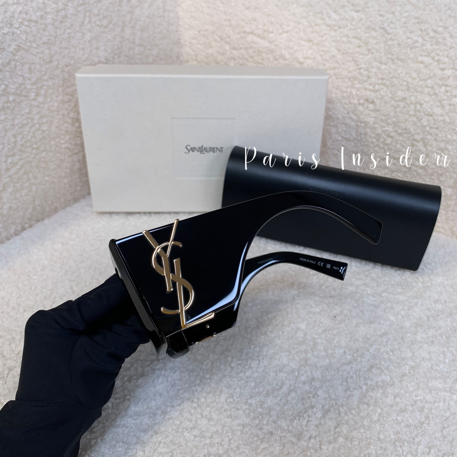 Saint Laurent M119/F Blaze Sunglasses - Black 黑 - Image 4