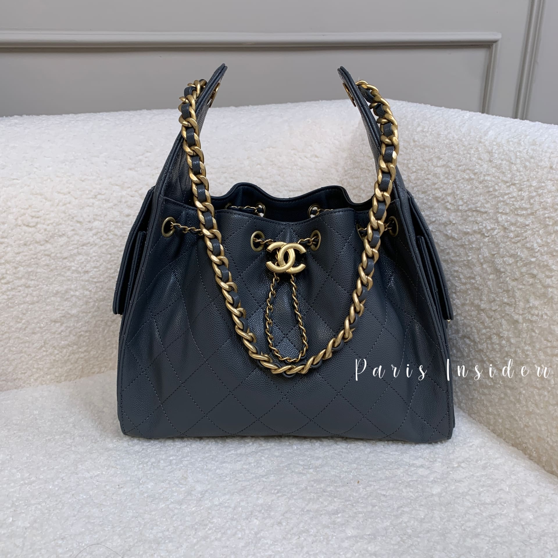 Chanel 25 Hobo Bag S size - Dark Grey 深灰色
