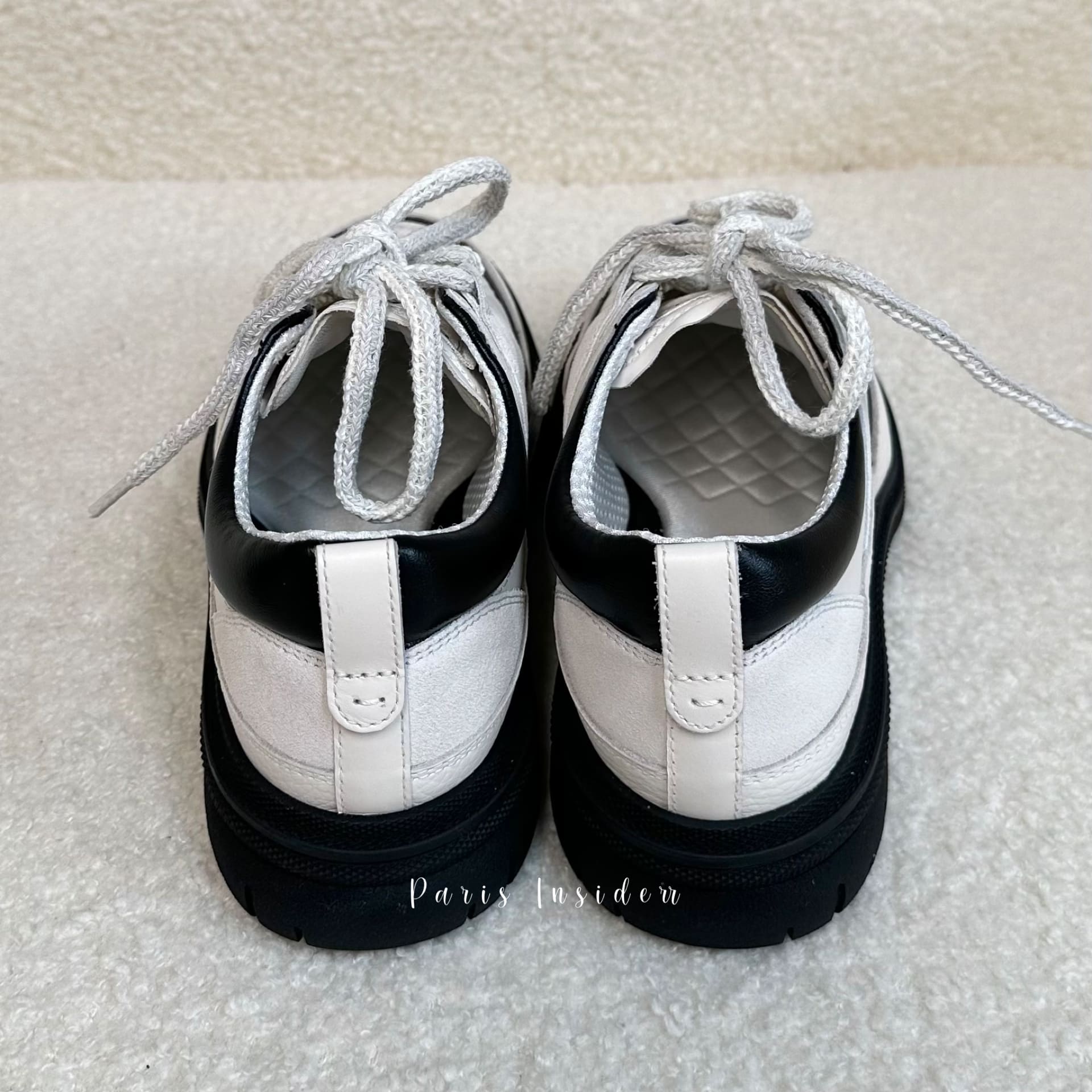 Chanel 25B Trainers G46258 - White & Black 白及黑色 - Image 4